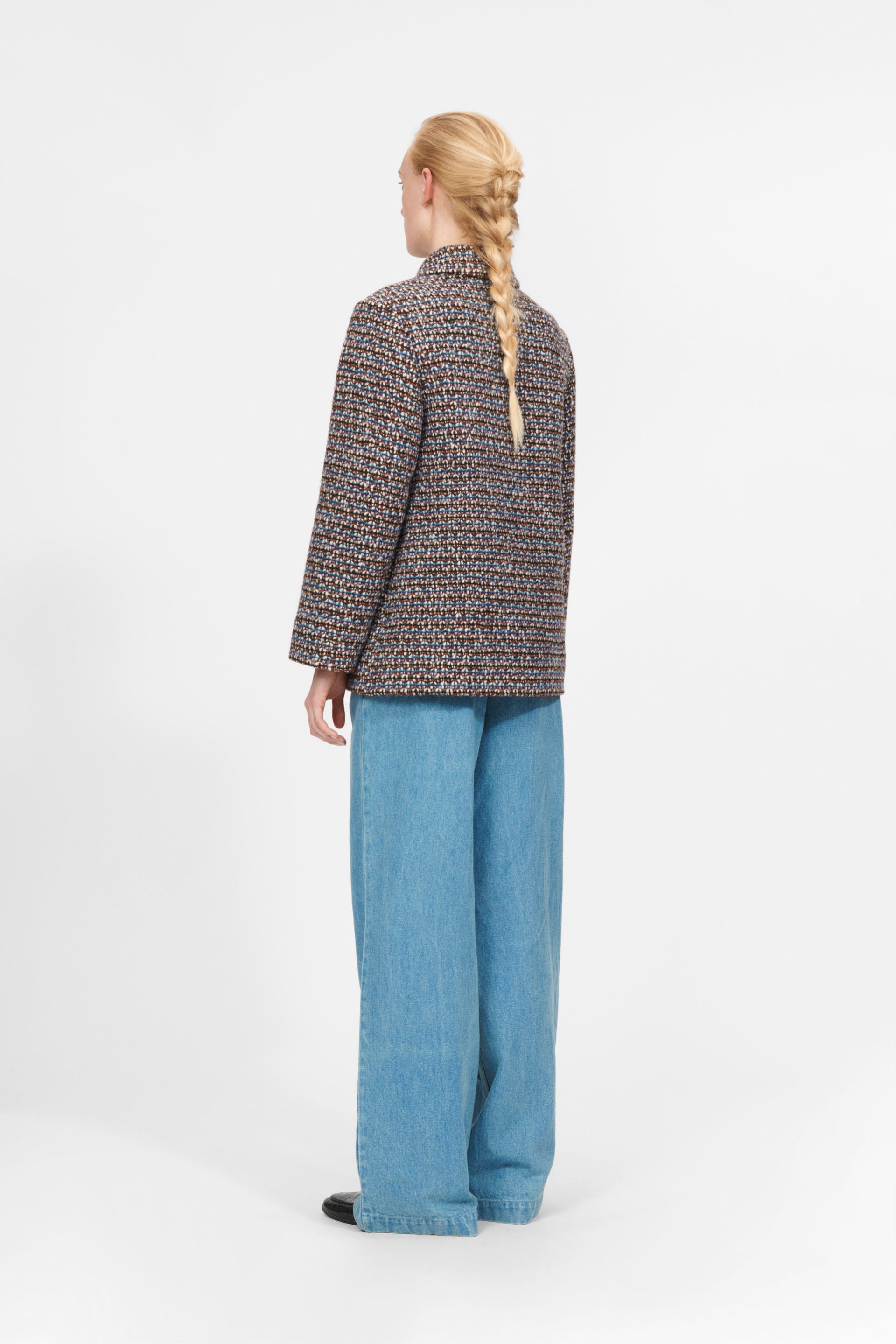 nué notes Glasgow Jacket Jacket 959 Tricolore Wool