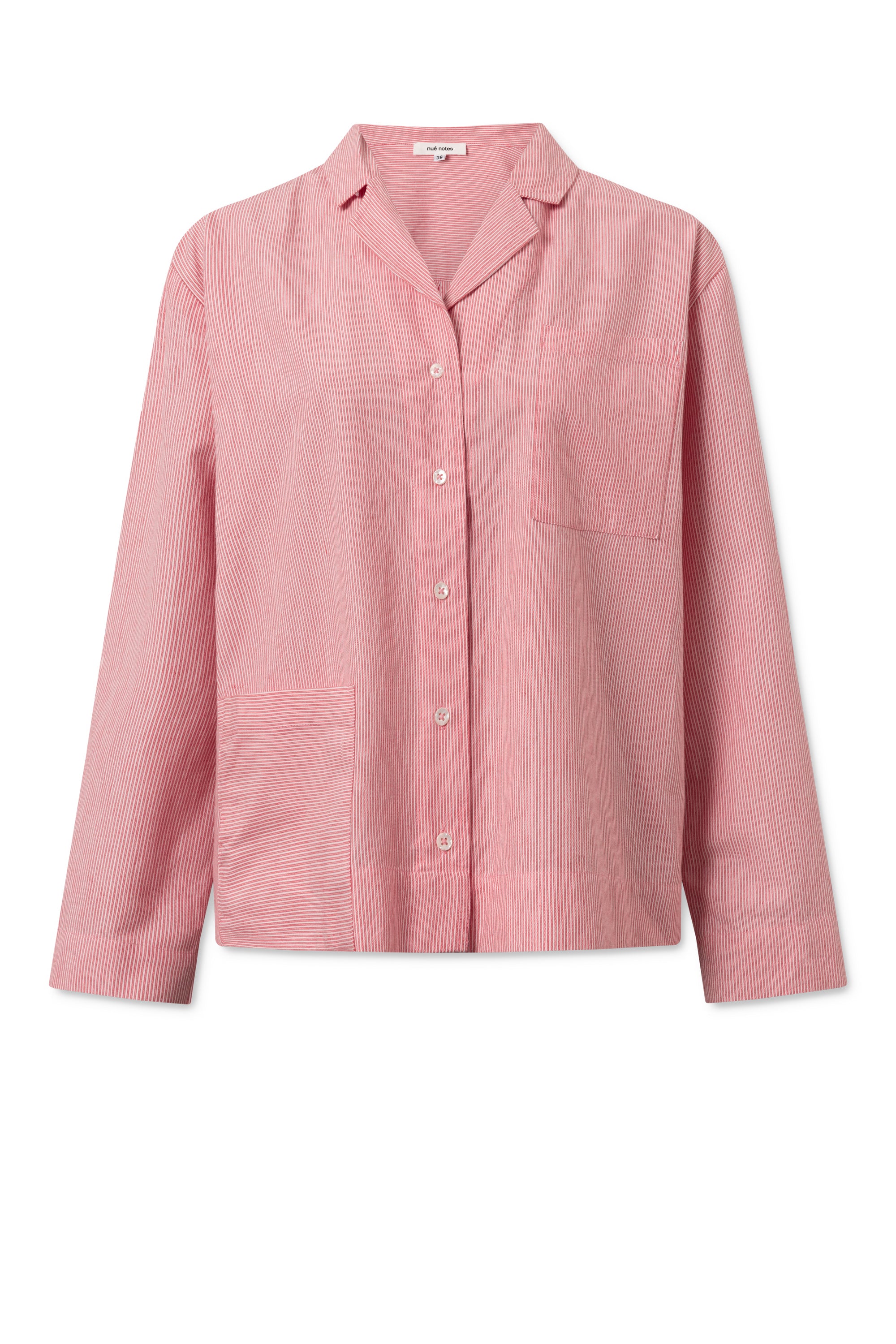 nué notes Hardy Shirt Shirt 381 Red Stripe
