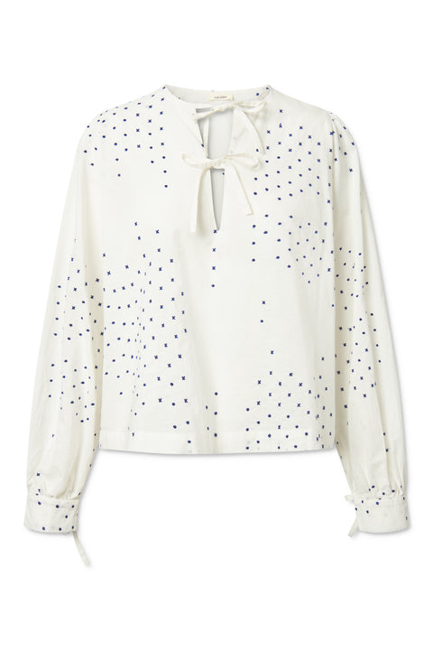 nué notes Hartwell Blouse Blouses 475 Blue Dots