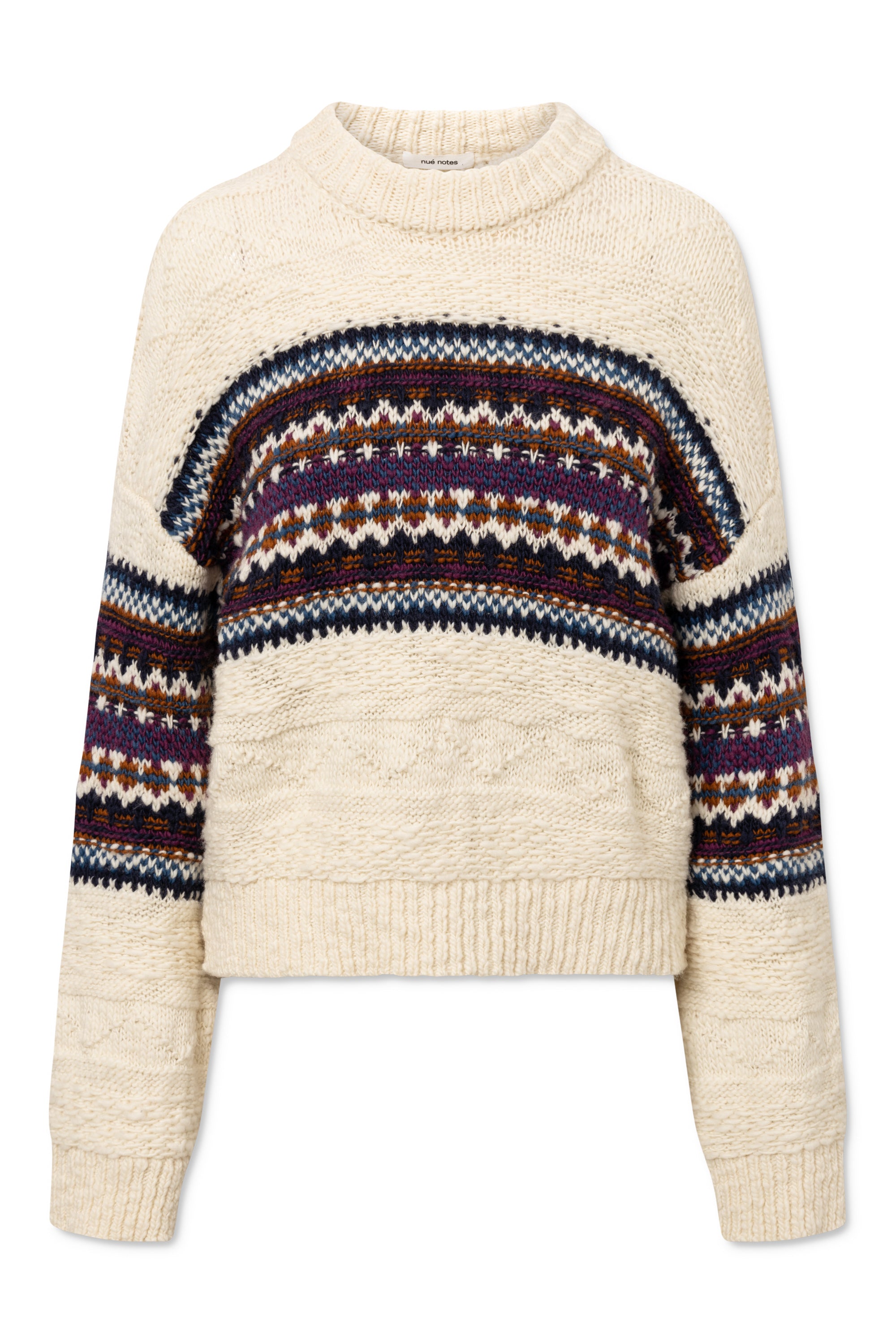 nué notes Jarl Crewneck Knitwear 007 Egret