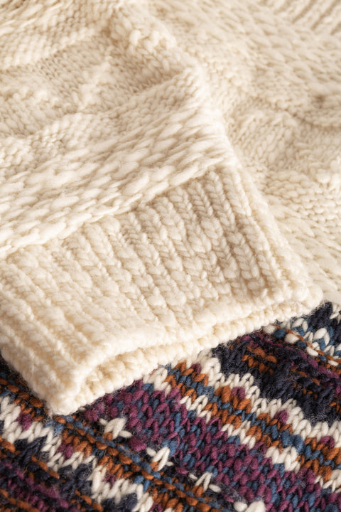 nué notes Jarl Crewneck Knitwear 007 Egret