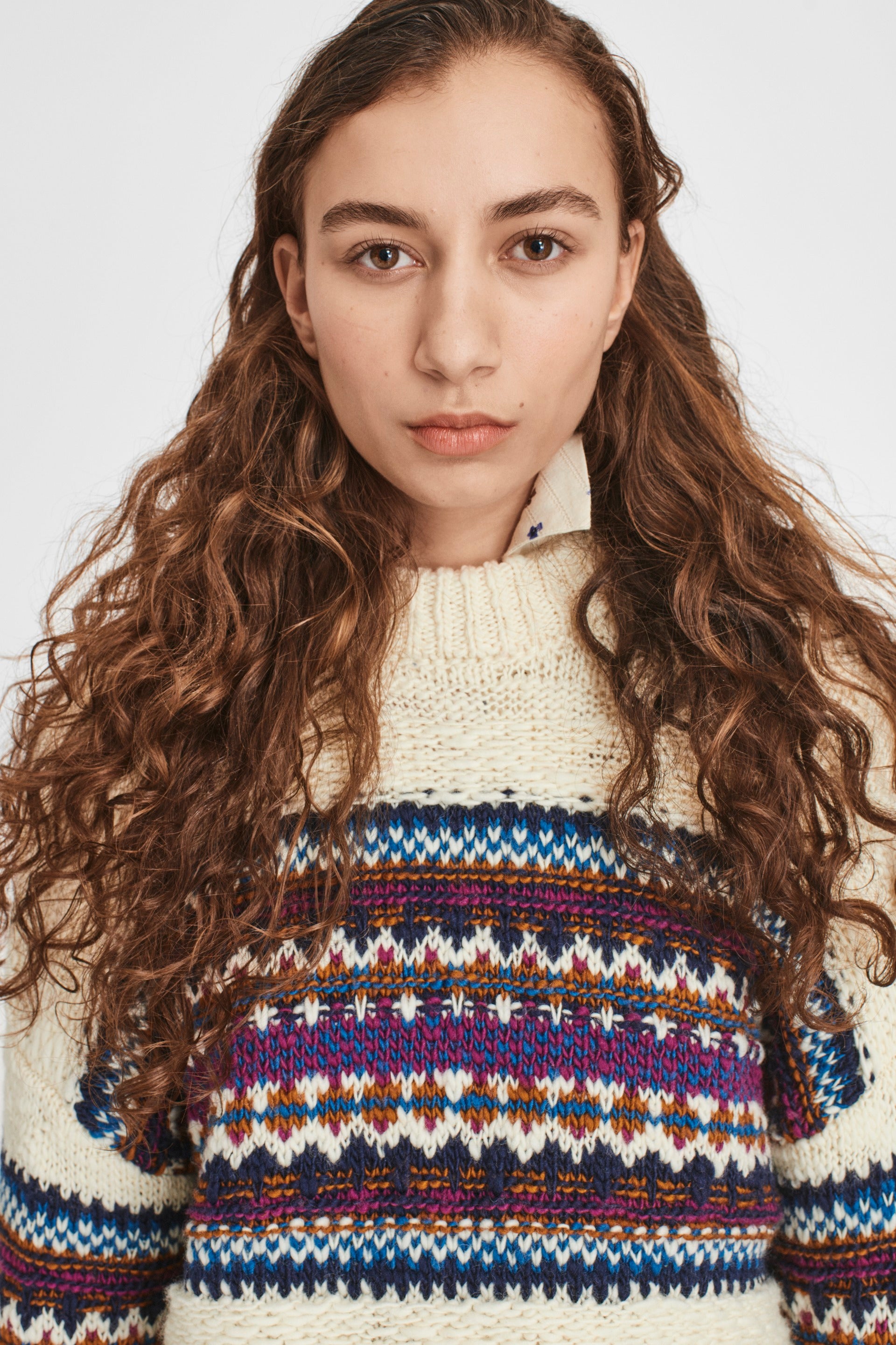 nué notes Jarl Crewneck Knitwear 007 Egret
