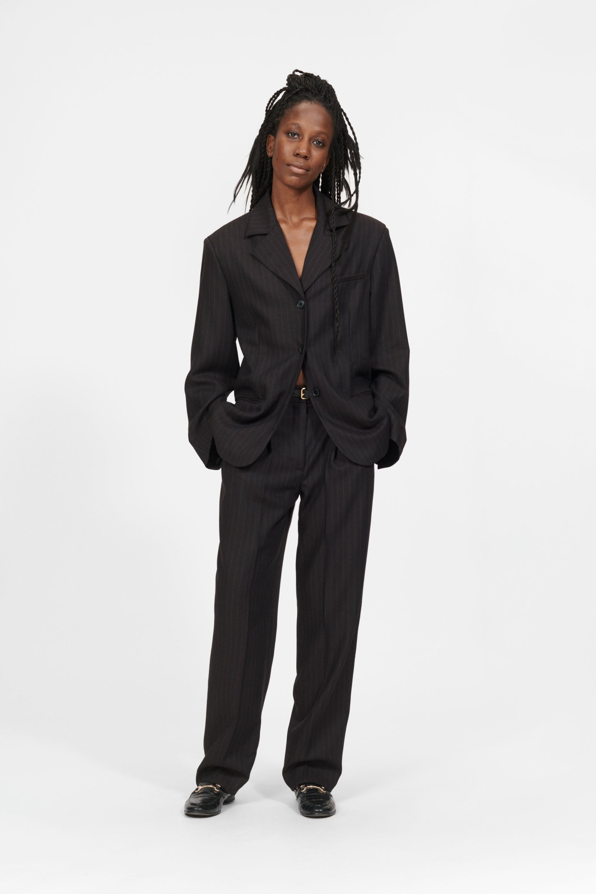 nué notes Jonathan Blazer Outerwear 999 Black