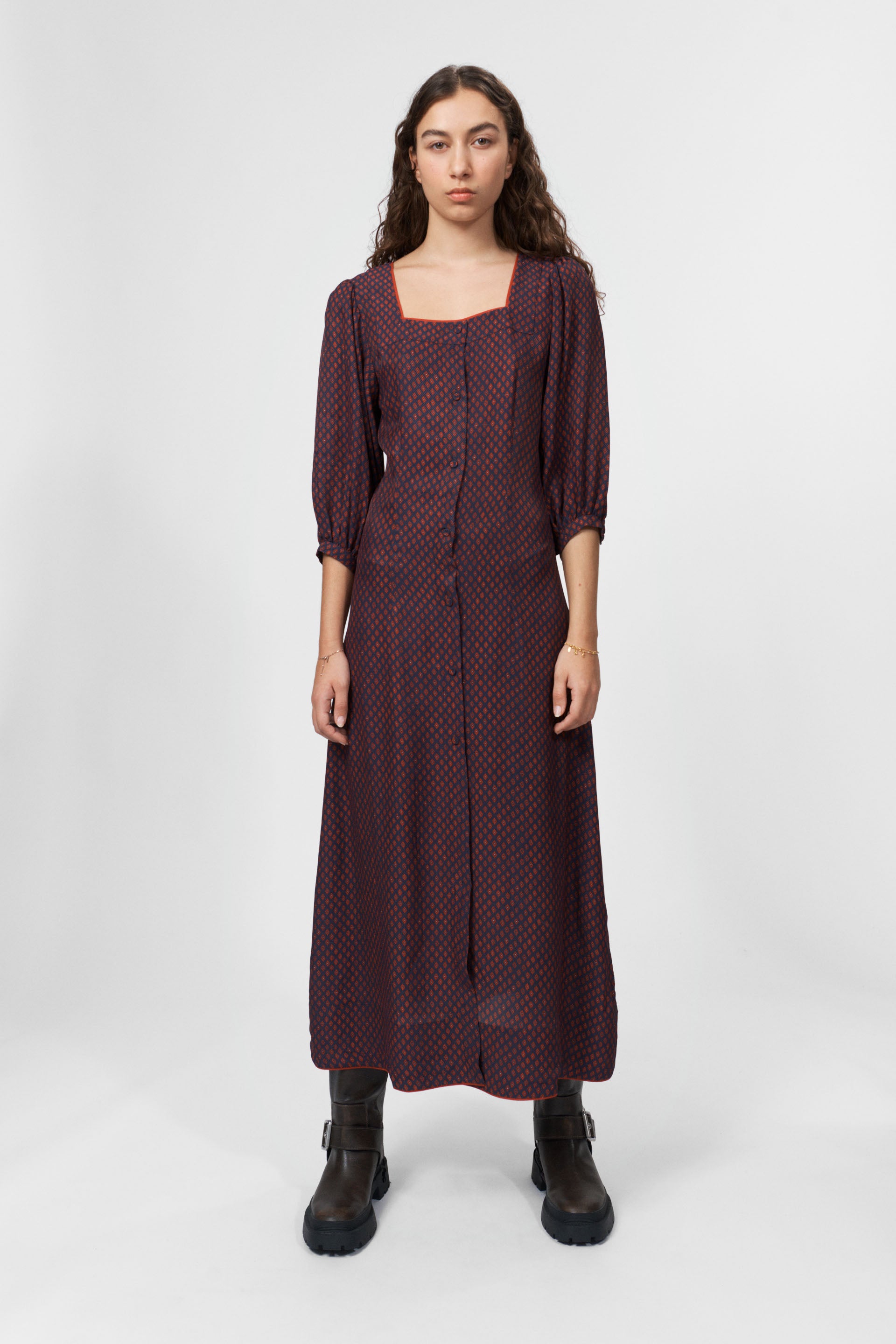 nué notes Kavala Dress Dresses 941 Scarf Red