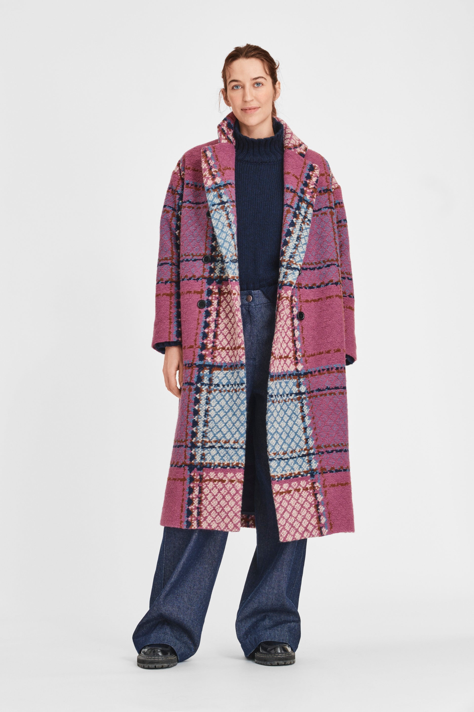 nué notes Kean Coat Outerwear 346 Cyclamen