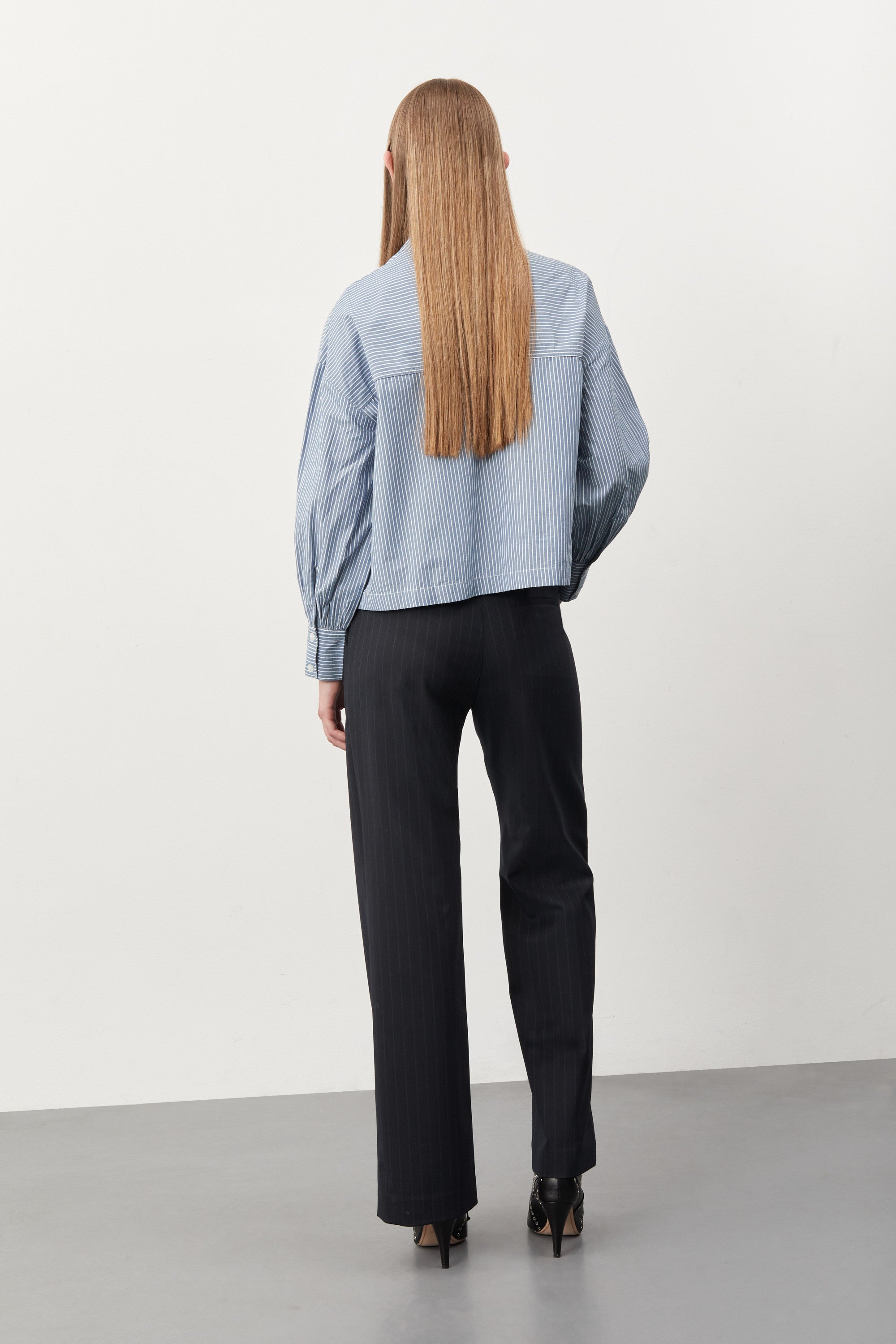 nué notes Ledger Pants - Navy NAVY
