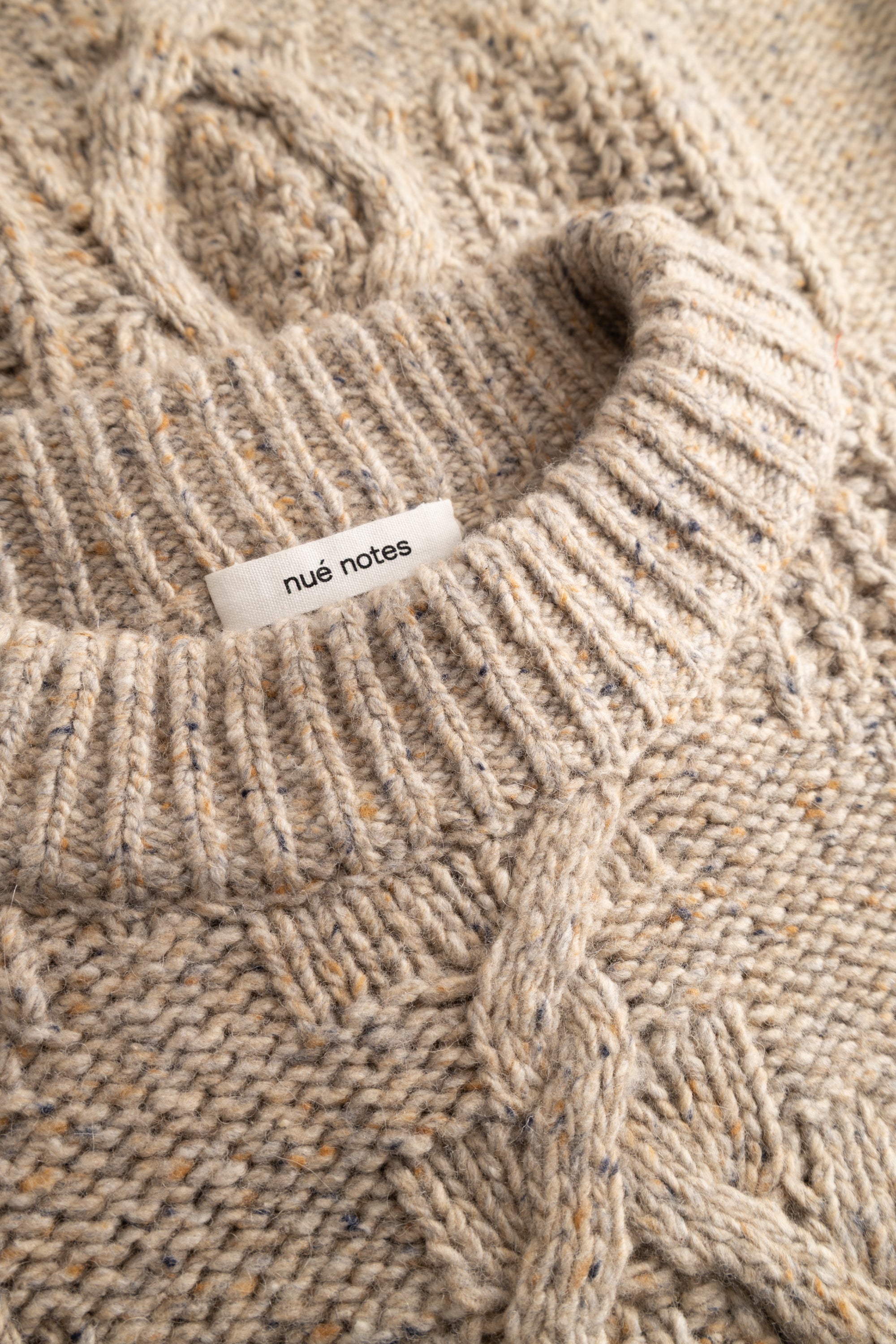 nué notes Leskino Crewneck Turtleneck 022 Oatmeal