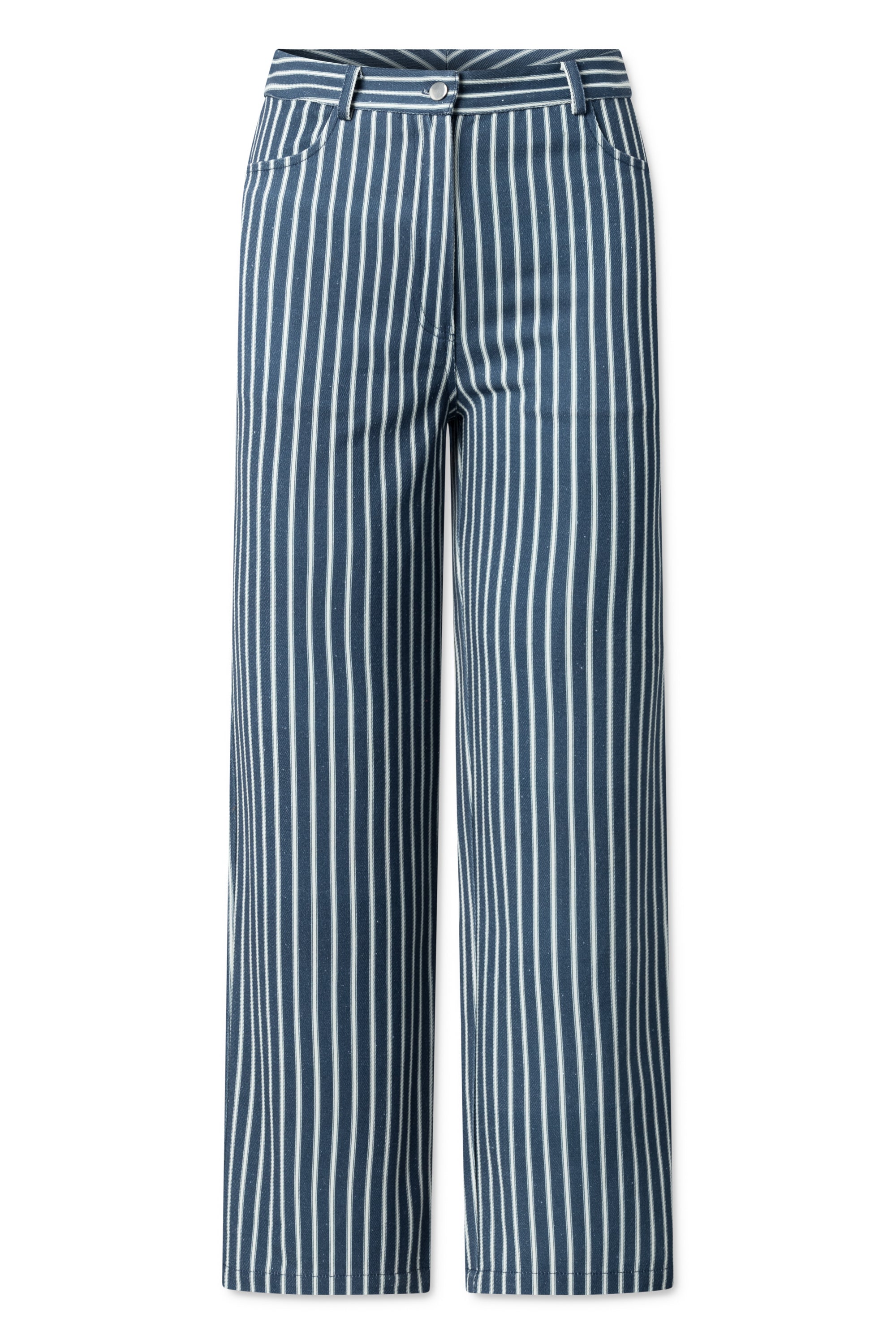 nué notes Logan Pants - Dark Blue Stripe 495 DARK BLUE STRIPE