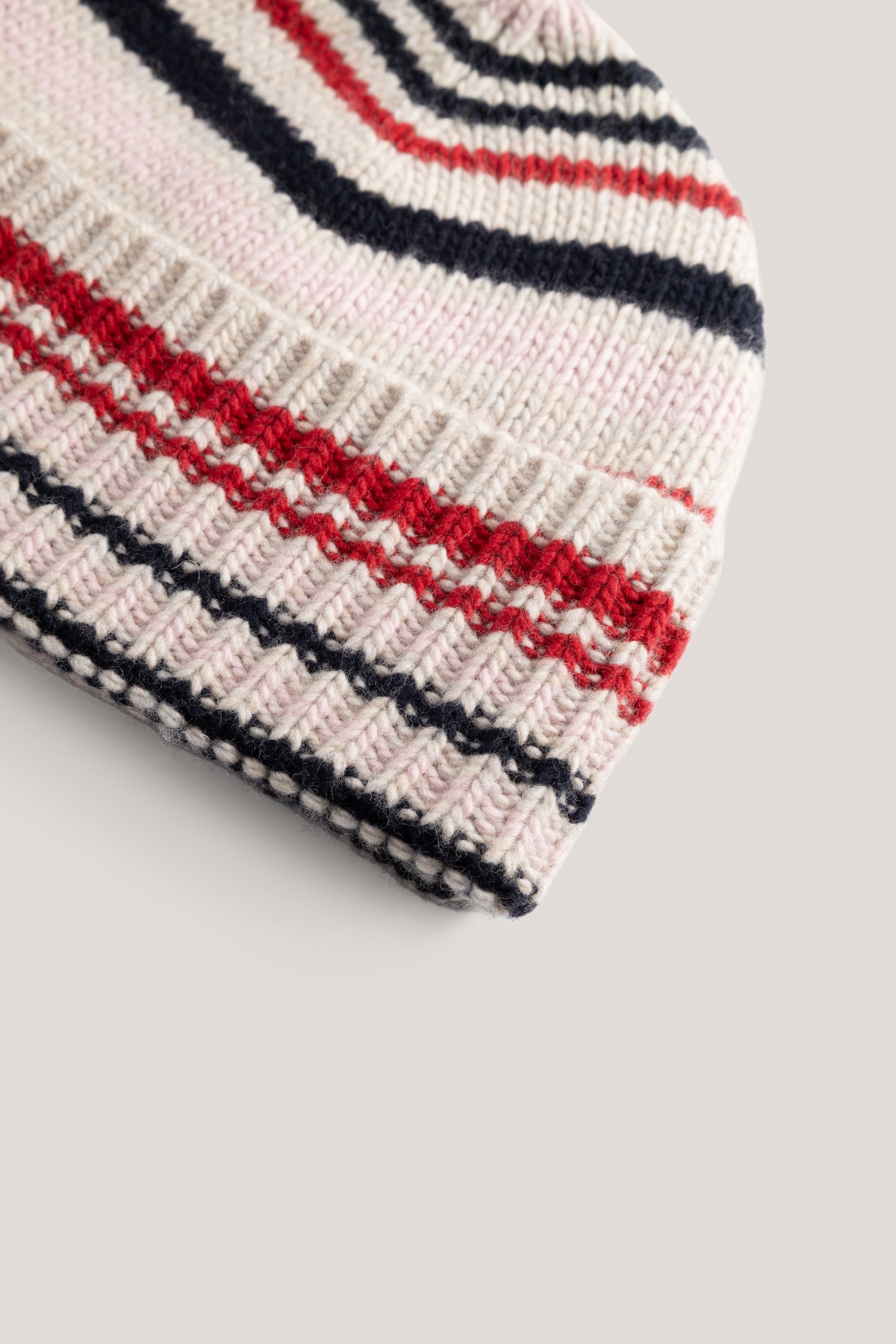 nué notes Luarca Beanie Hat 979 Red Multi Colour