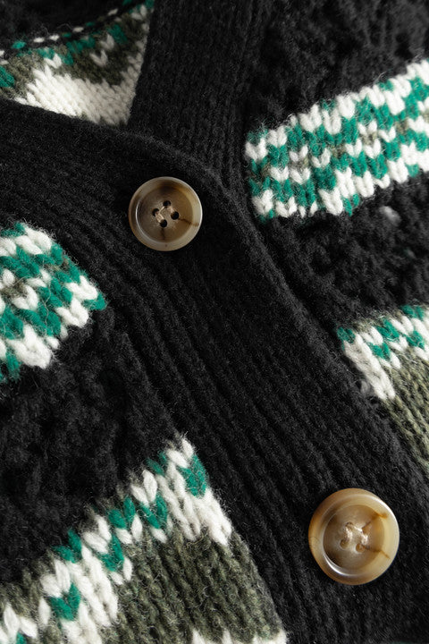 nué notes Luca Cardigan Knitwear 999 Black