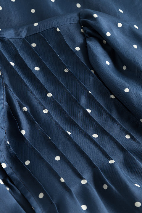 nué notes Lucas Blouse Blouses 947 Polka Navy
