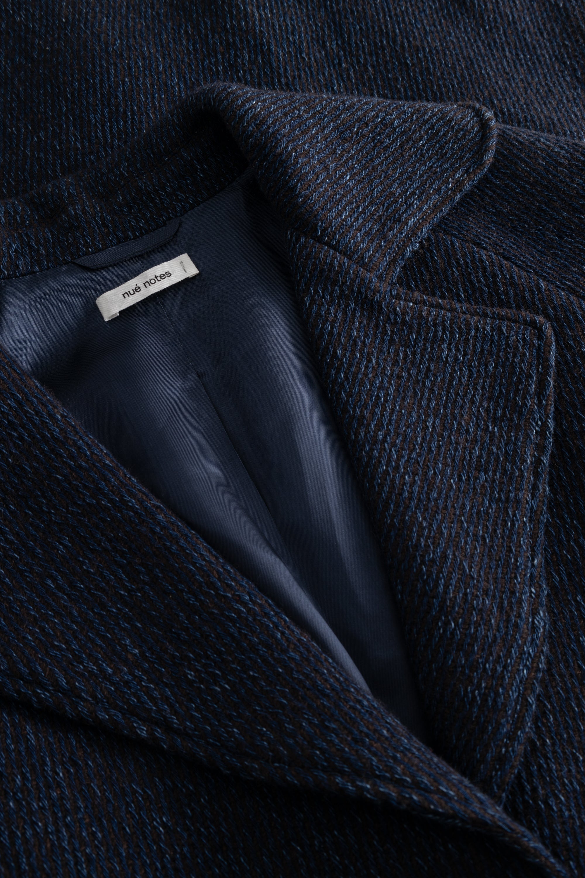 nué notes Madrid Coat Coats 456 Dark Denim Stripe