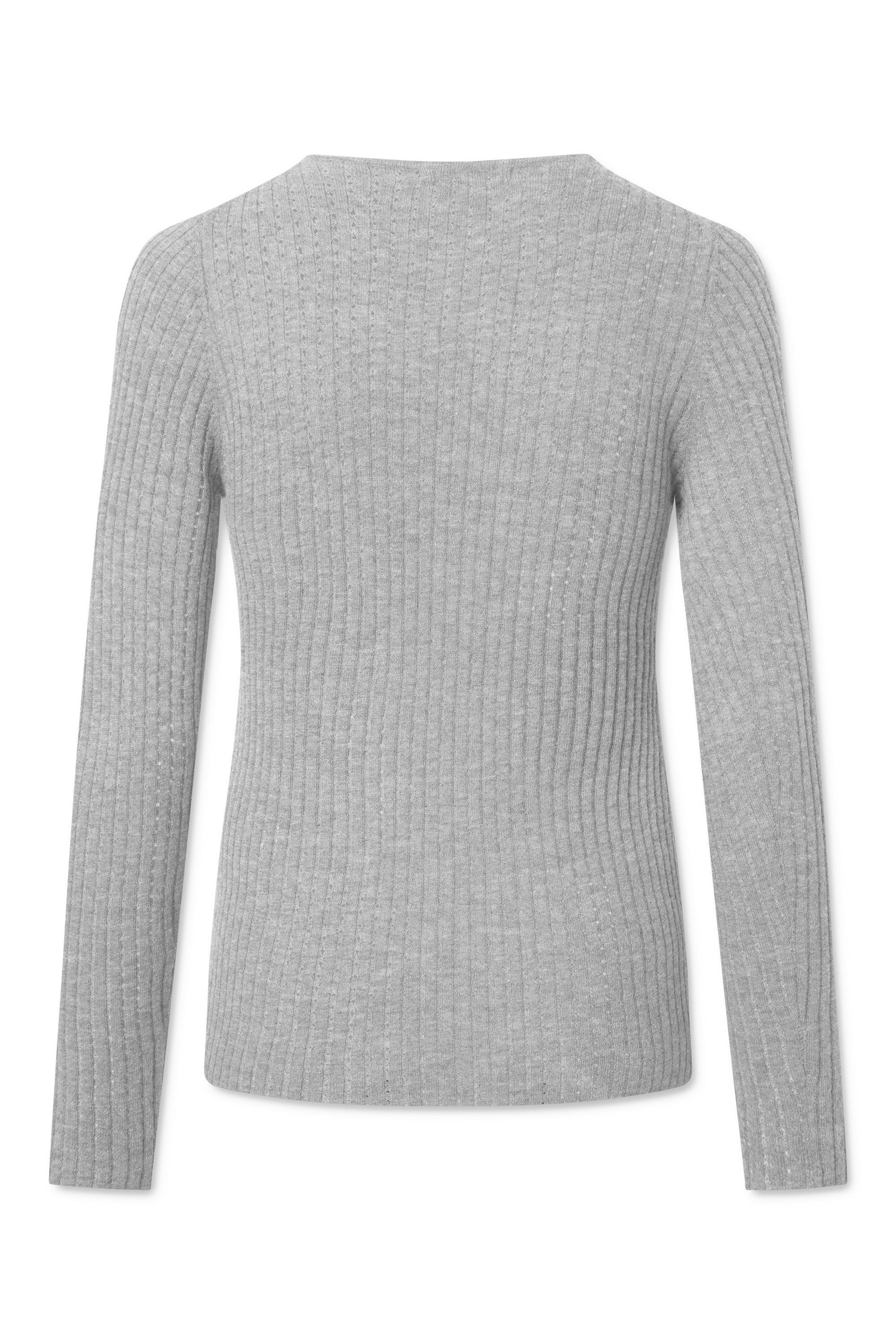 nué notes Magnus Knitwear 056 Light Grey Melange