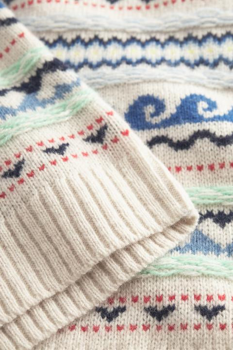 nué notes Malik Vest Knitwear 936 Egret Multi Knit