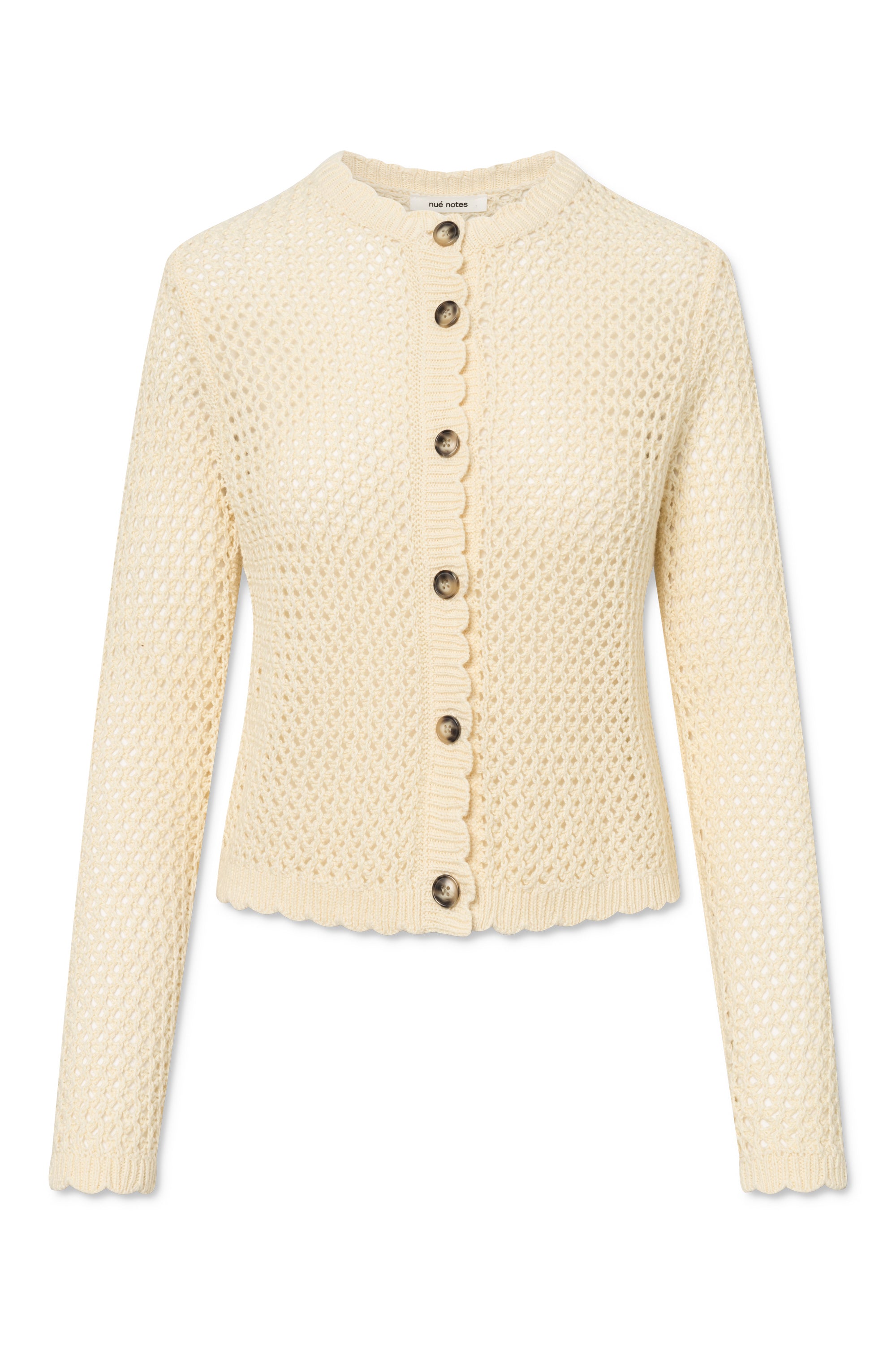 nué notes Manuel Cardigan Knitwear 008 Cloud Cream