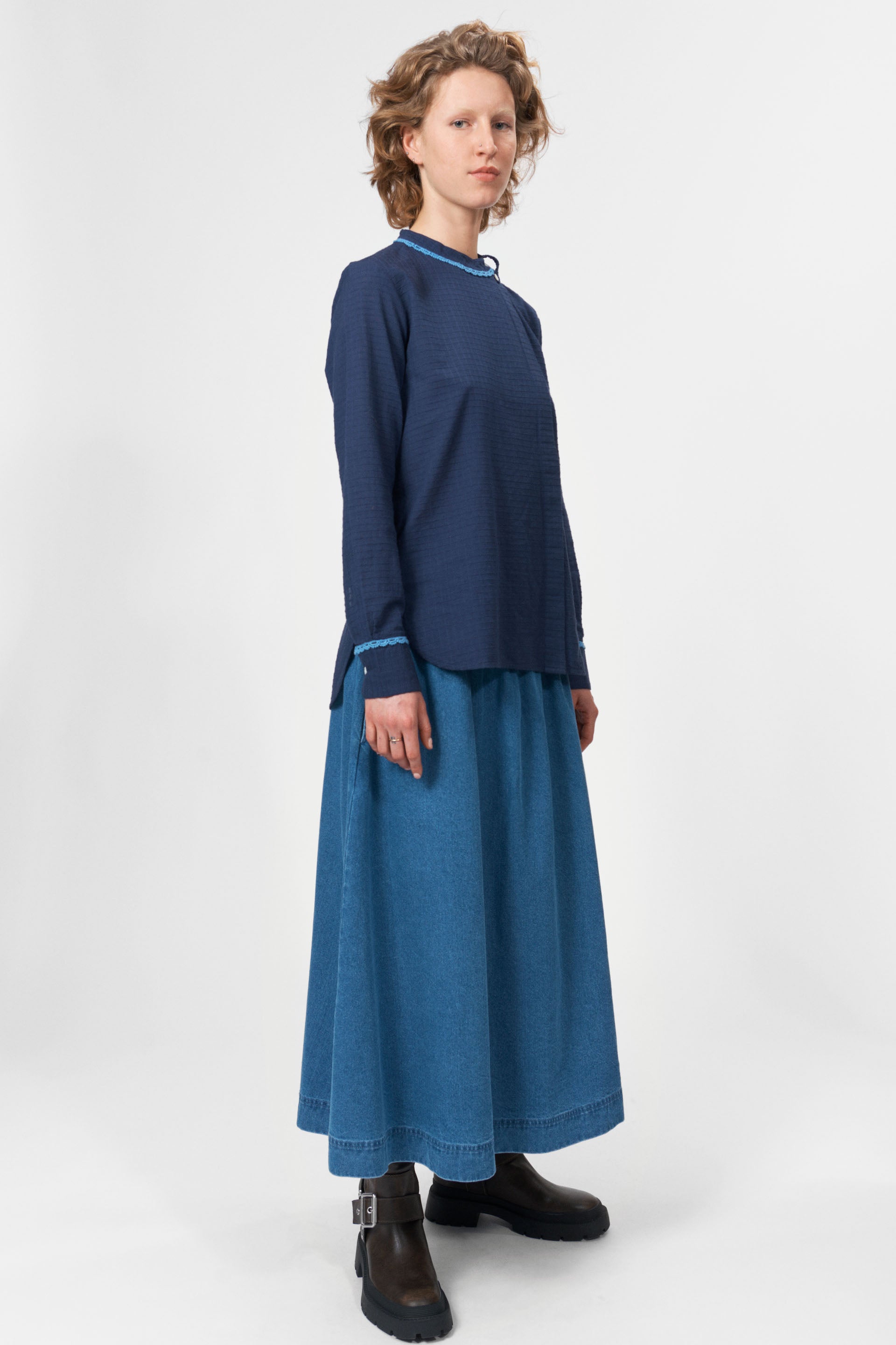 nué notes Maroussi Shirt Shirts 461 Peacoat