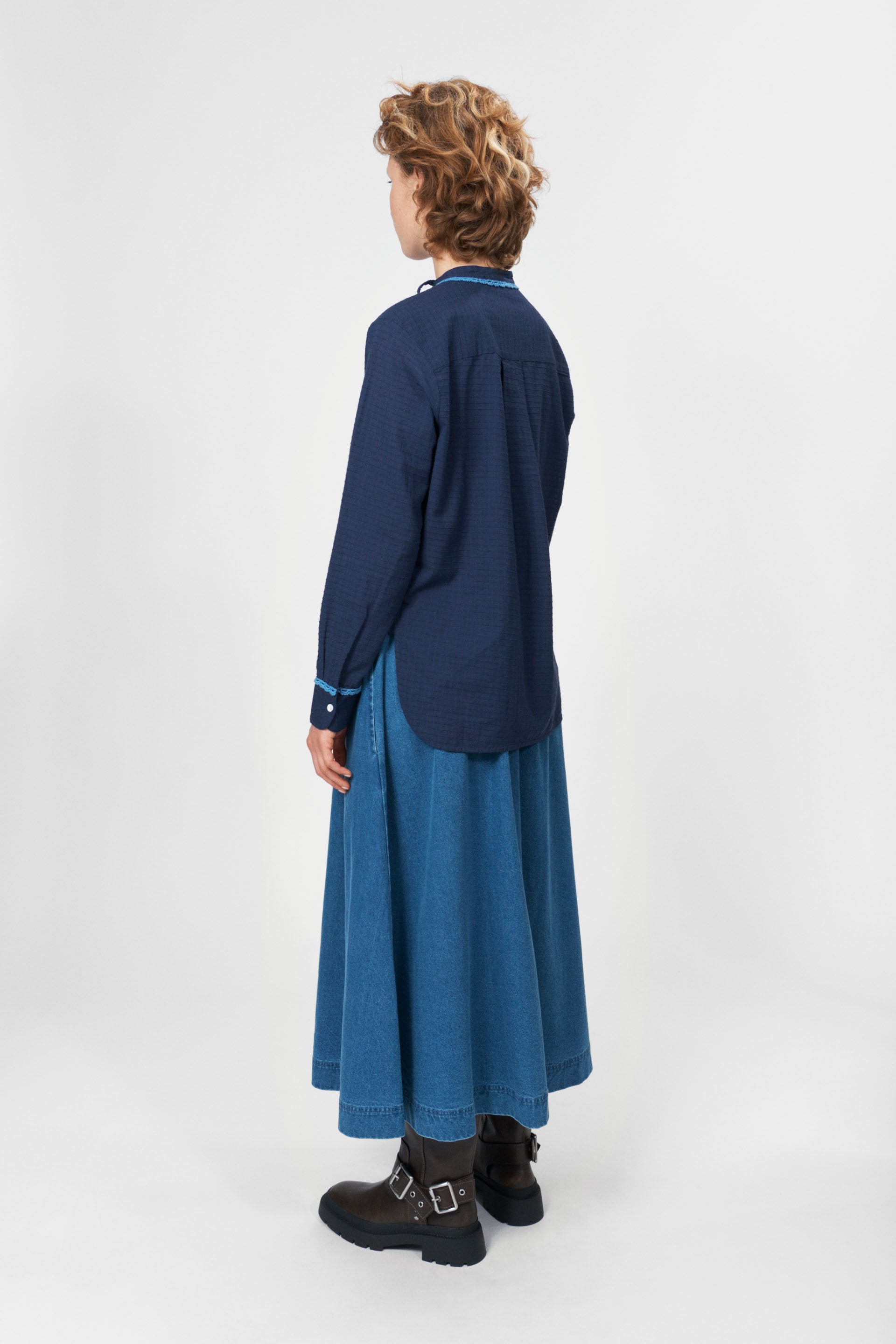 nué notes Maroussi Shirt Shirts 461 Peacoat
