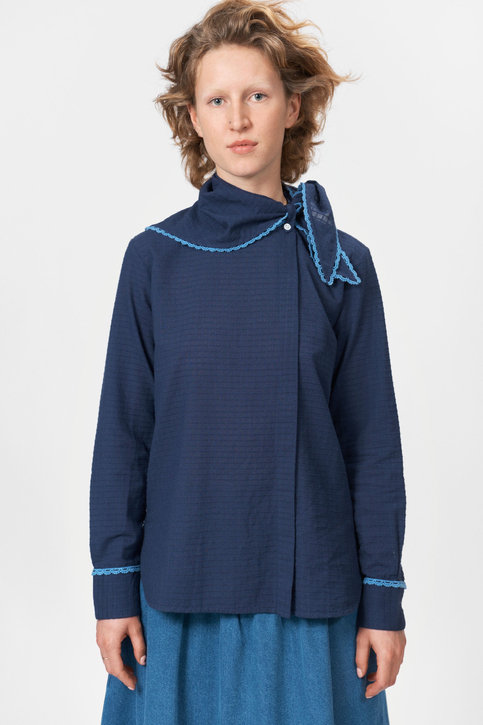nué notes Maroussi Shirt Shirts 461 Peacoat