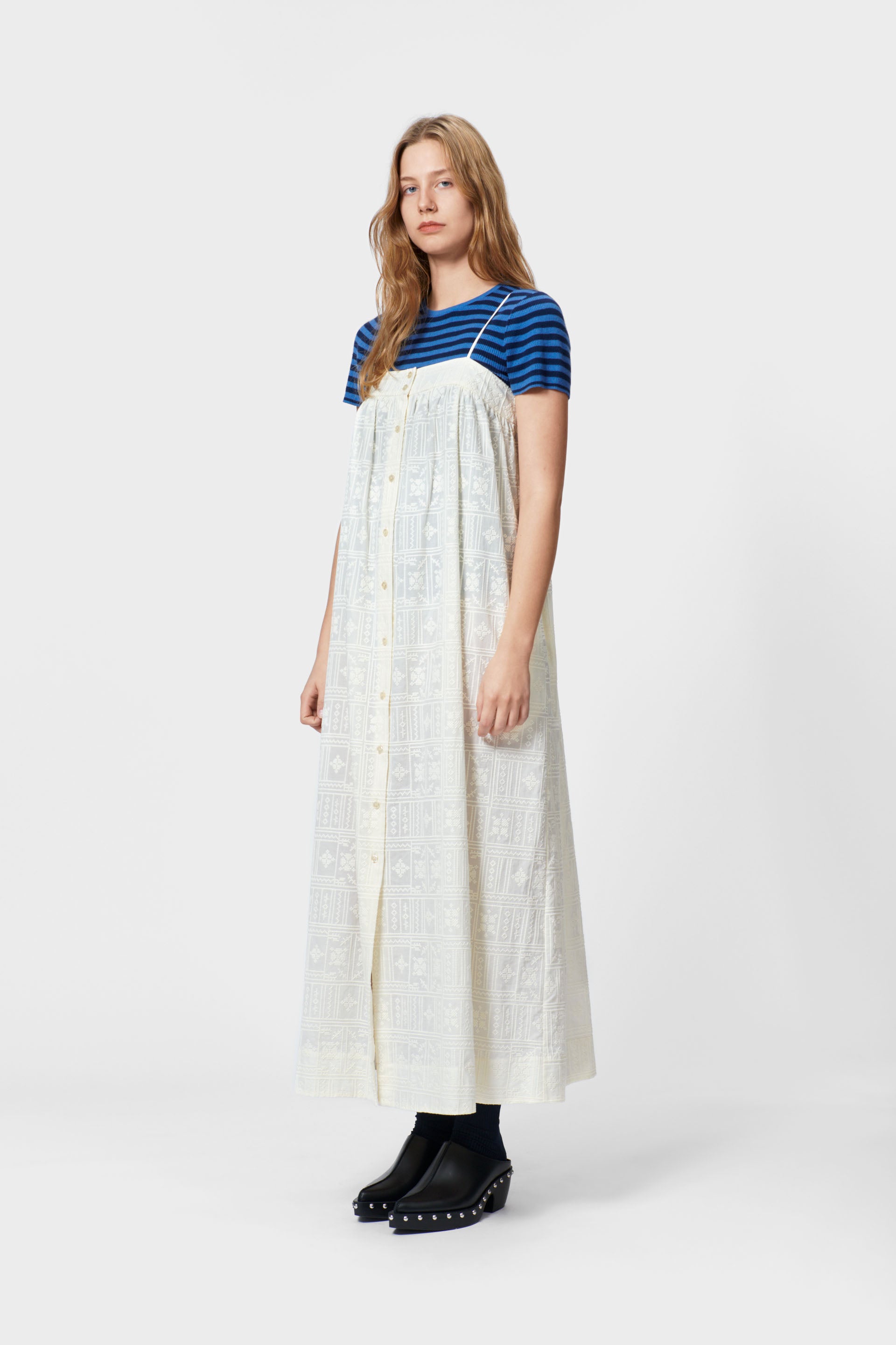nué notes Matteo Dress Dresses 007 Egret