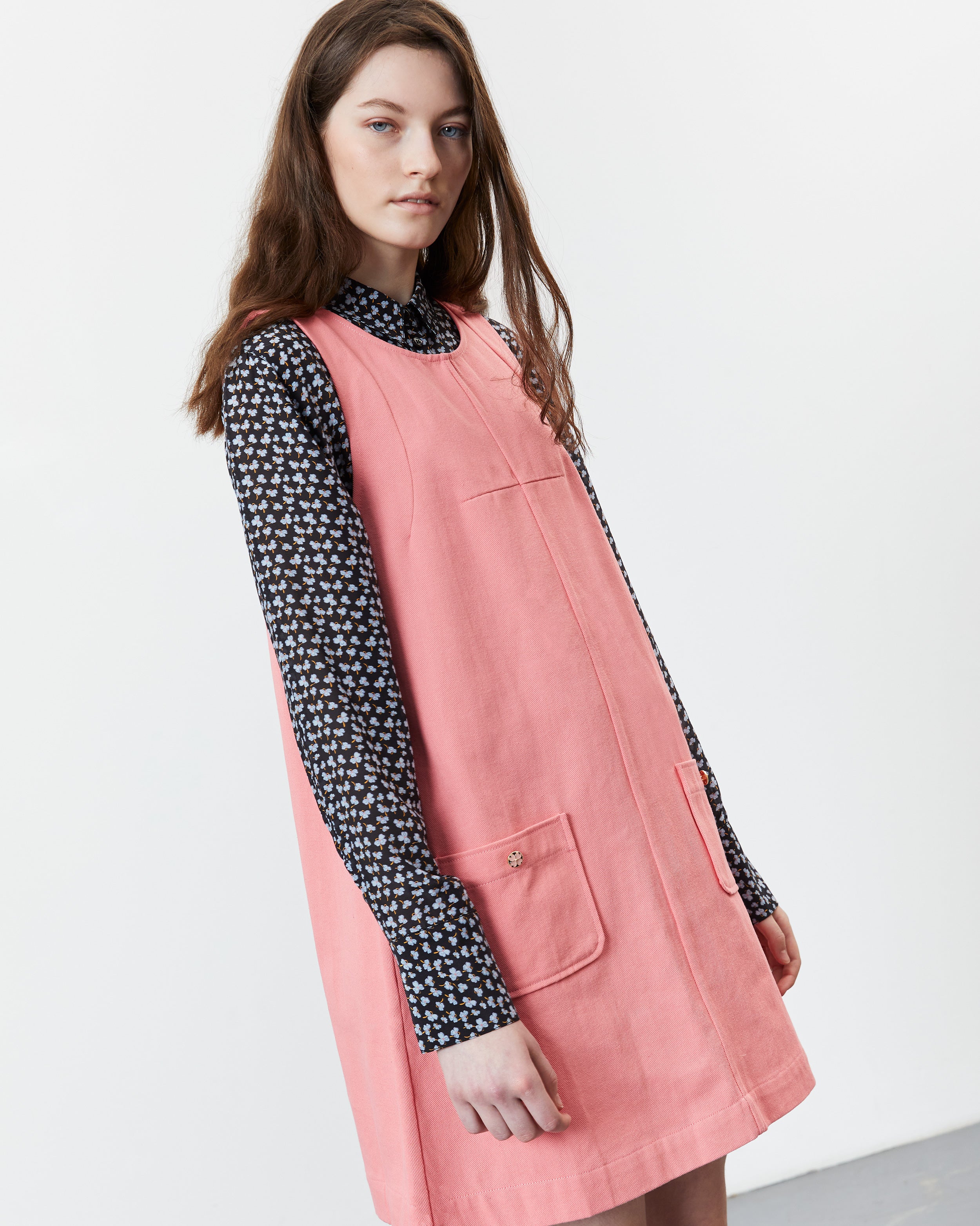 nué notes Matti Tunic - Peach Blossom Dresses 332 Peach Blossom