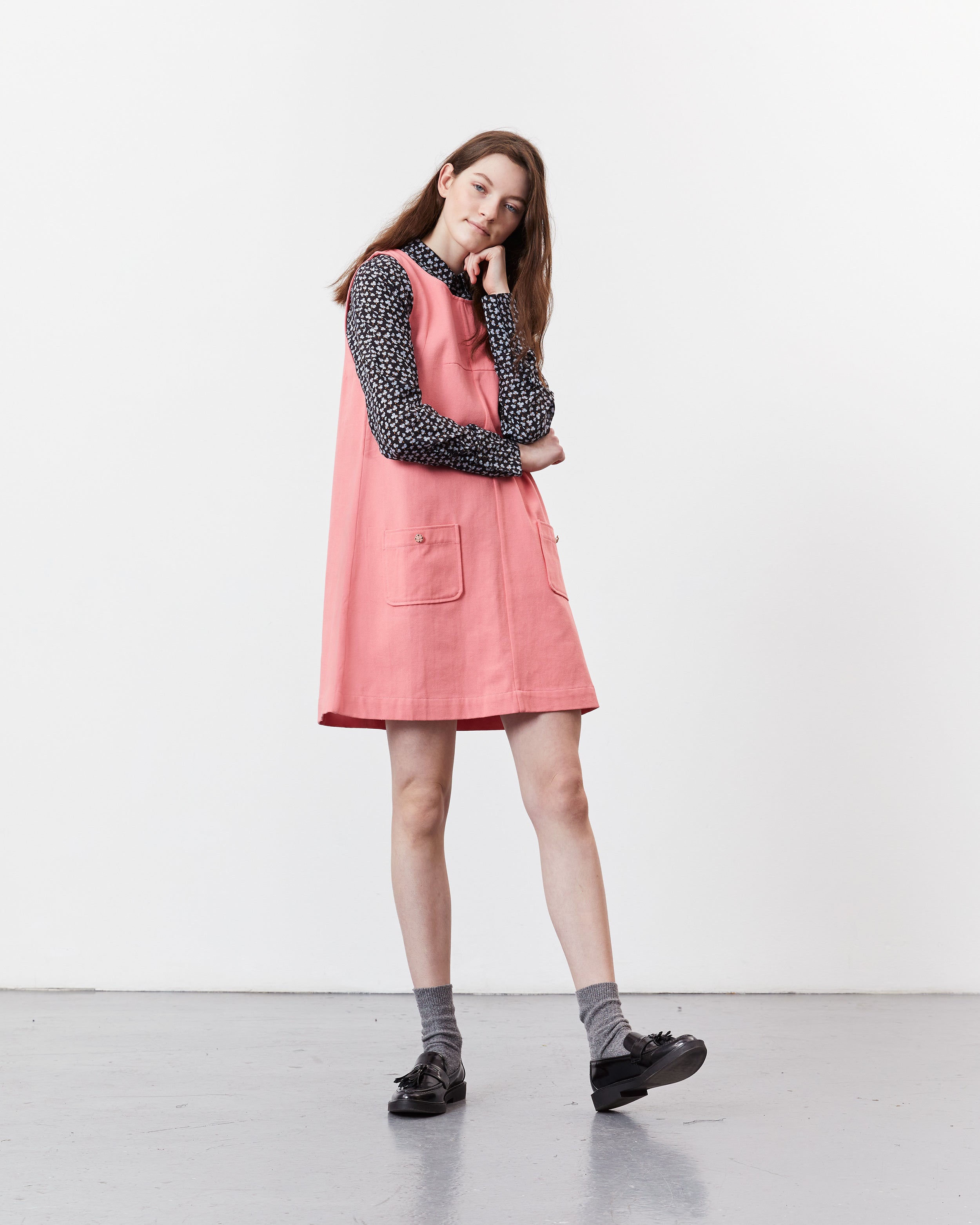nué notes Matti Tunic - Peach Blossom Dresses 332 Peach Blossom