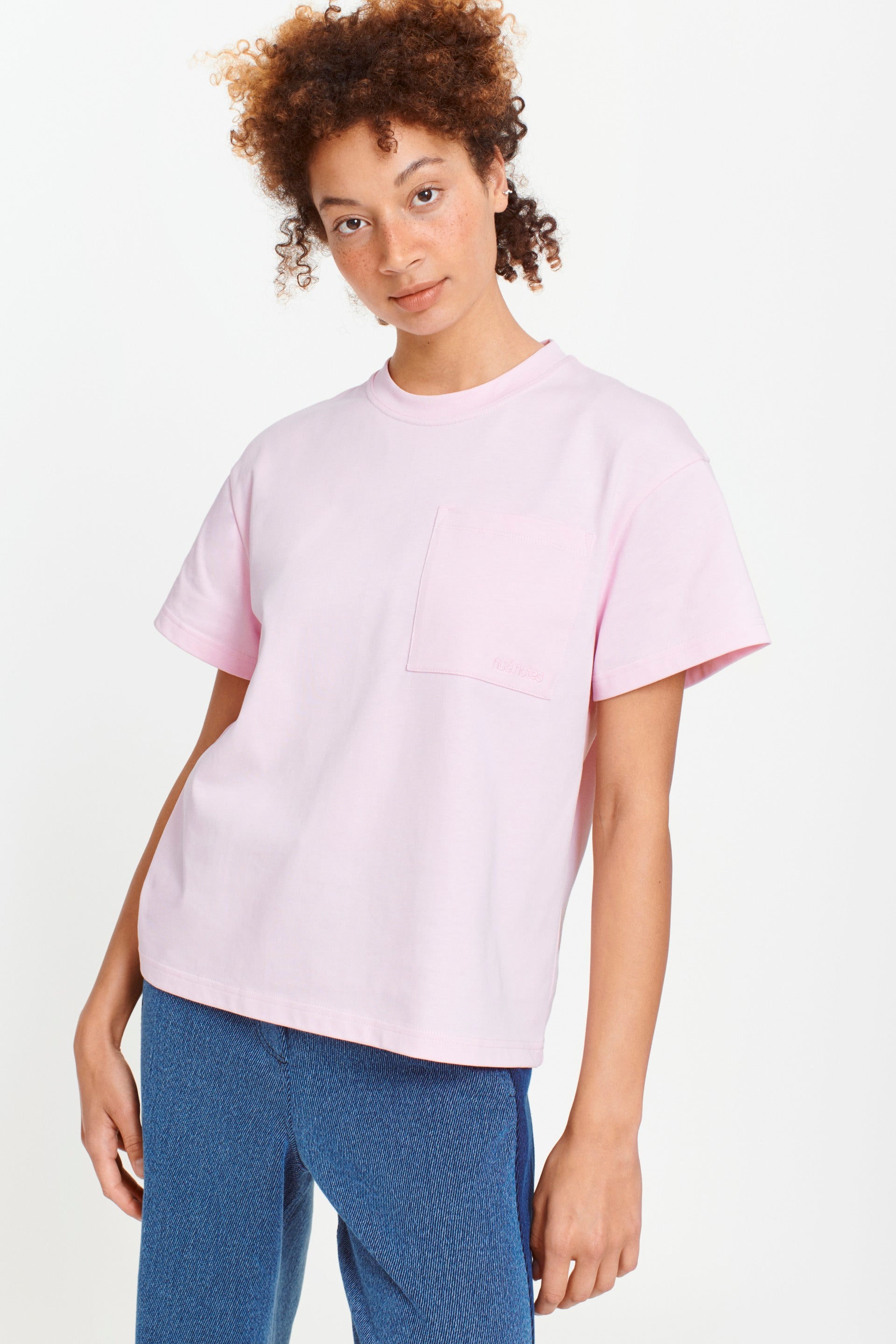 nué notes Mik T-Shirt Blouses 312 Soft Pink