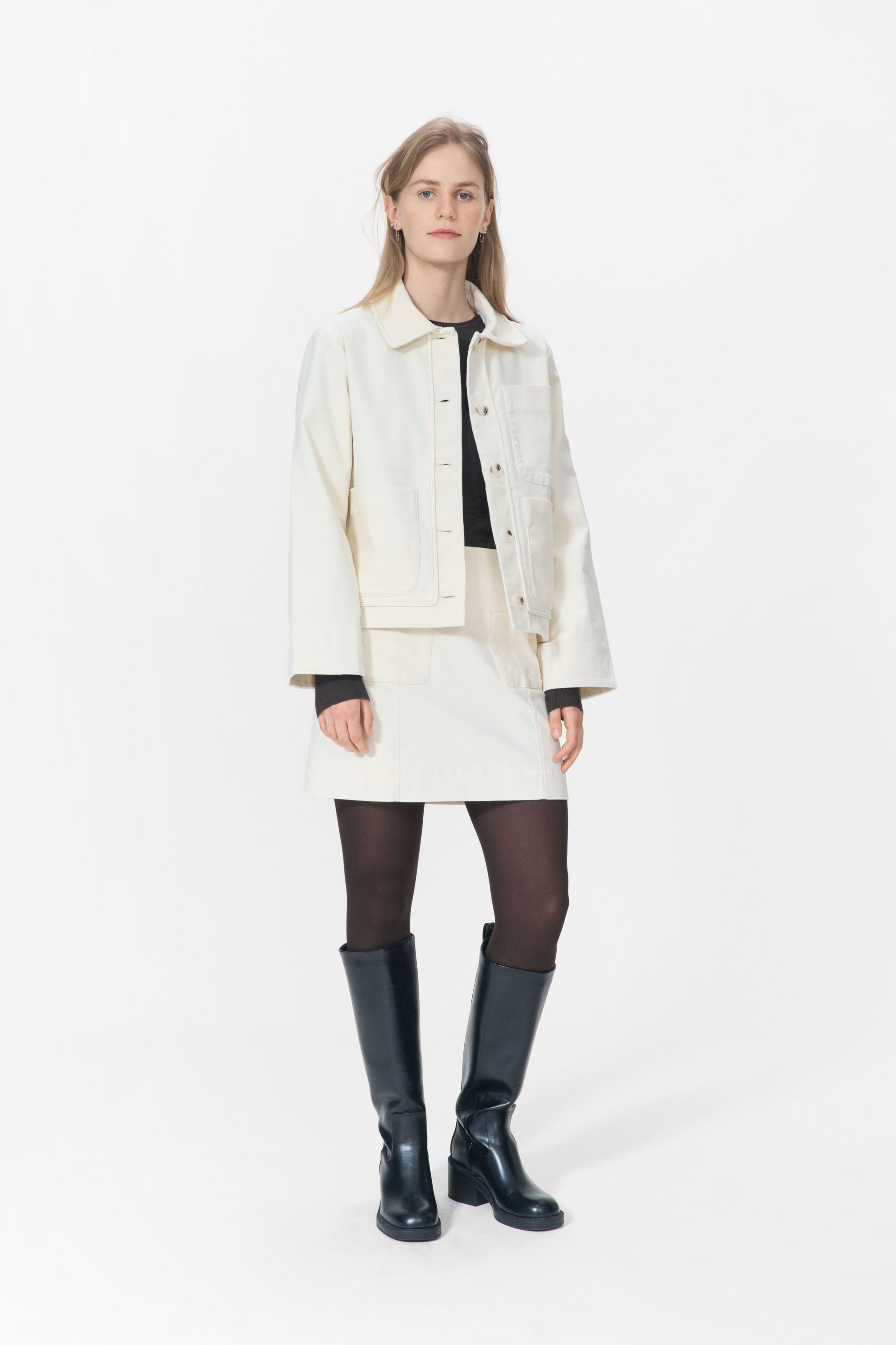nué notes Milan Jacket Jackets 007 Egret