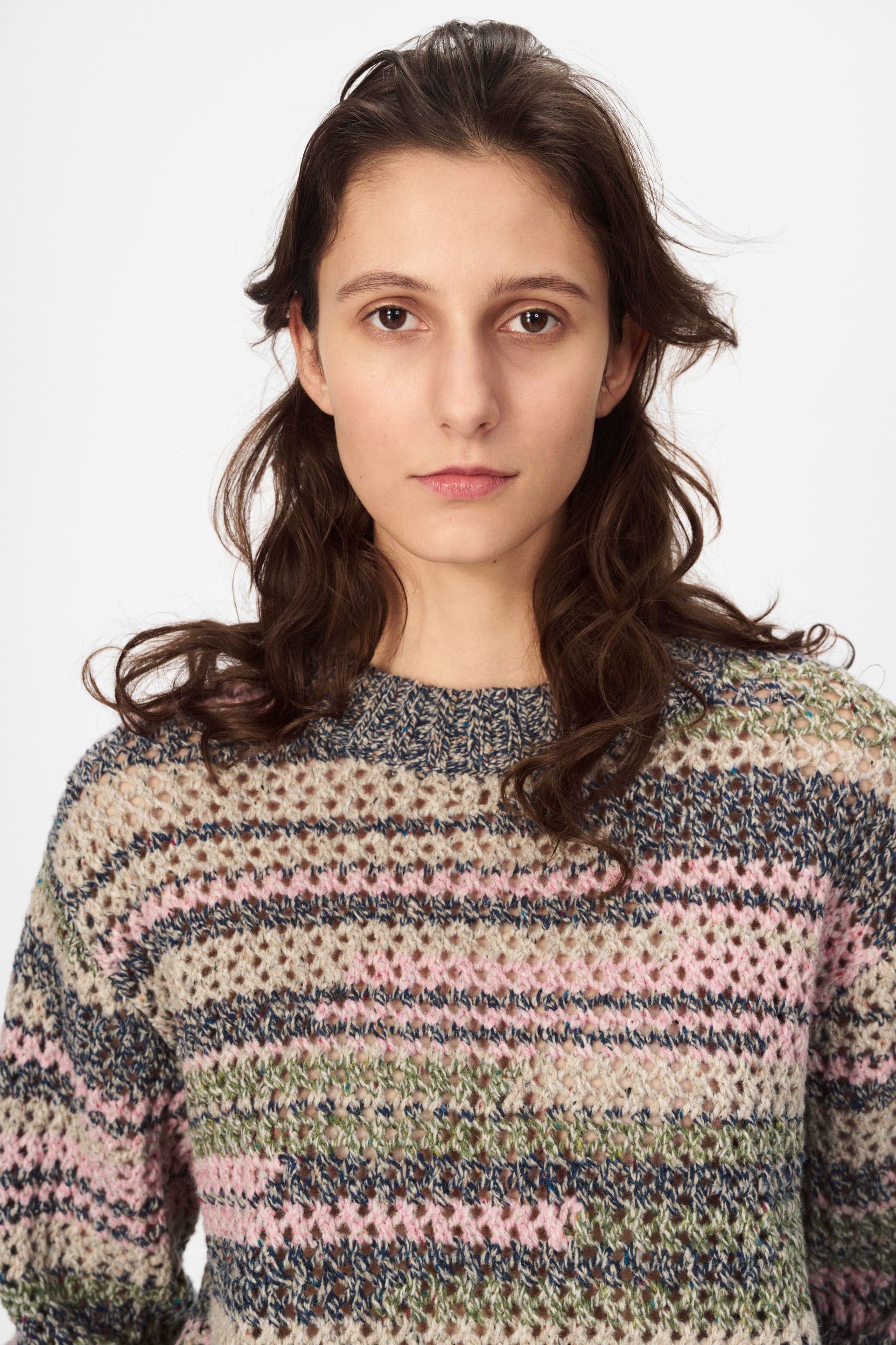 nué notes Mostar Crewneck Pullovers 970 Multi Melange