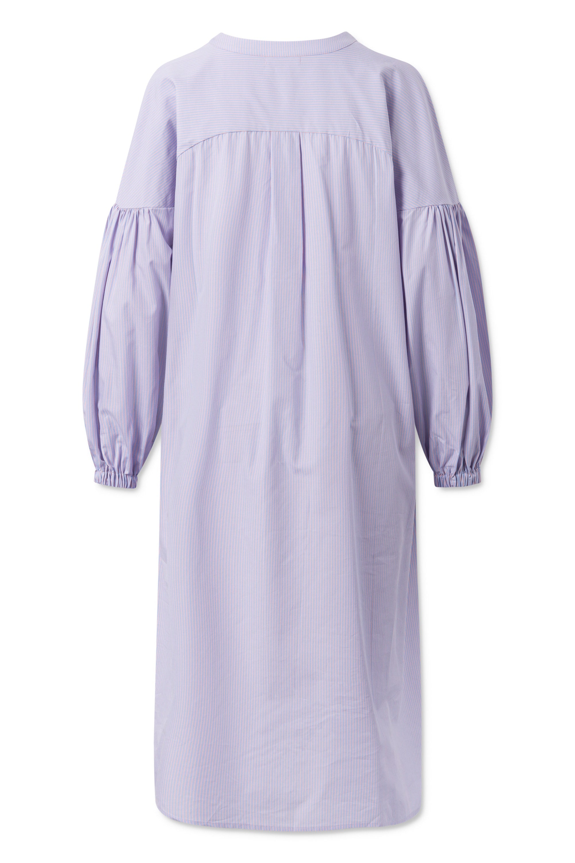 nué notes Niort Dress - Peach Blossom Light Blue Dresses 332 Peach Blossom