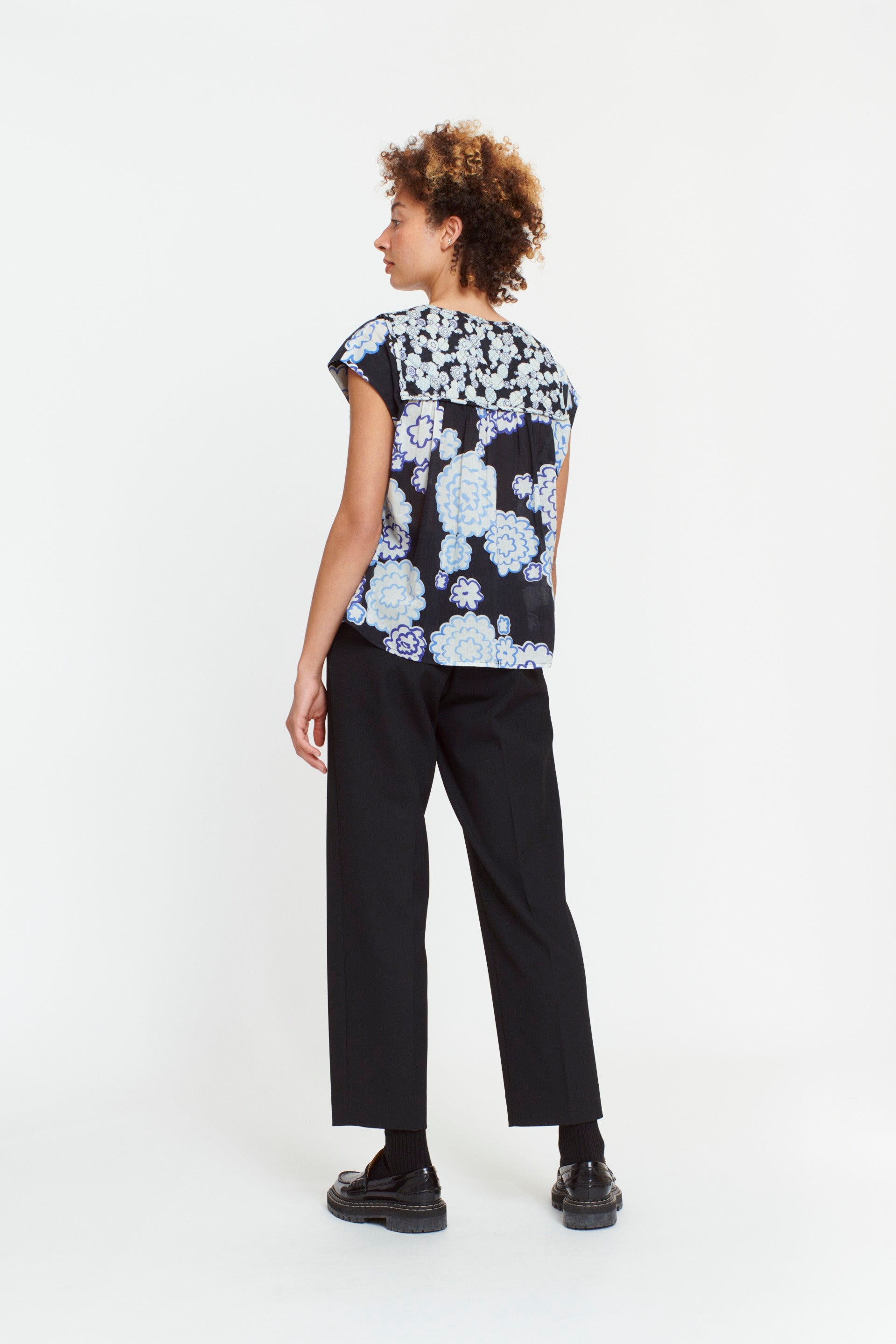 nué notes Oswald Top Blouses 934 Bellis Blue