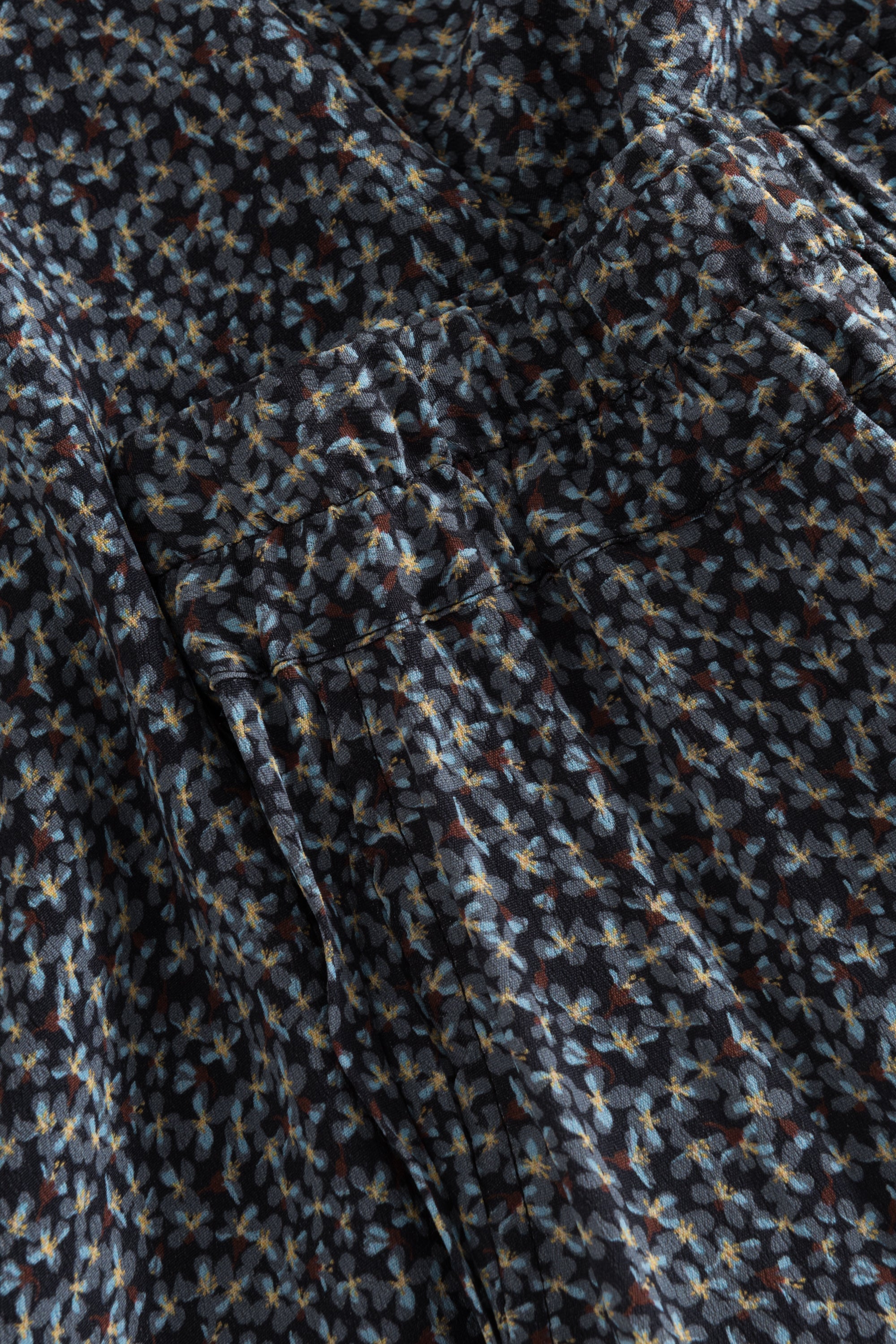 nué notes Pablo Pants - Black Flowered 040 MULTI BLACK