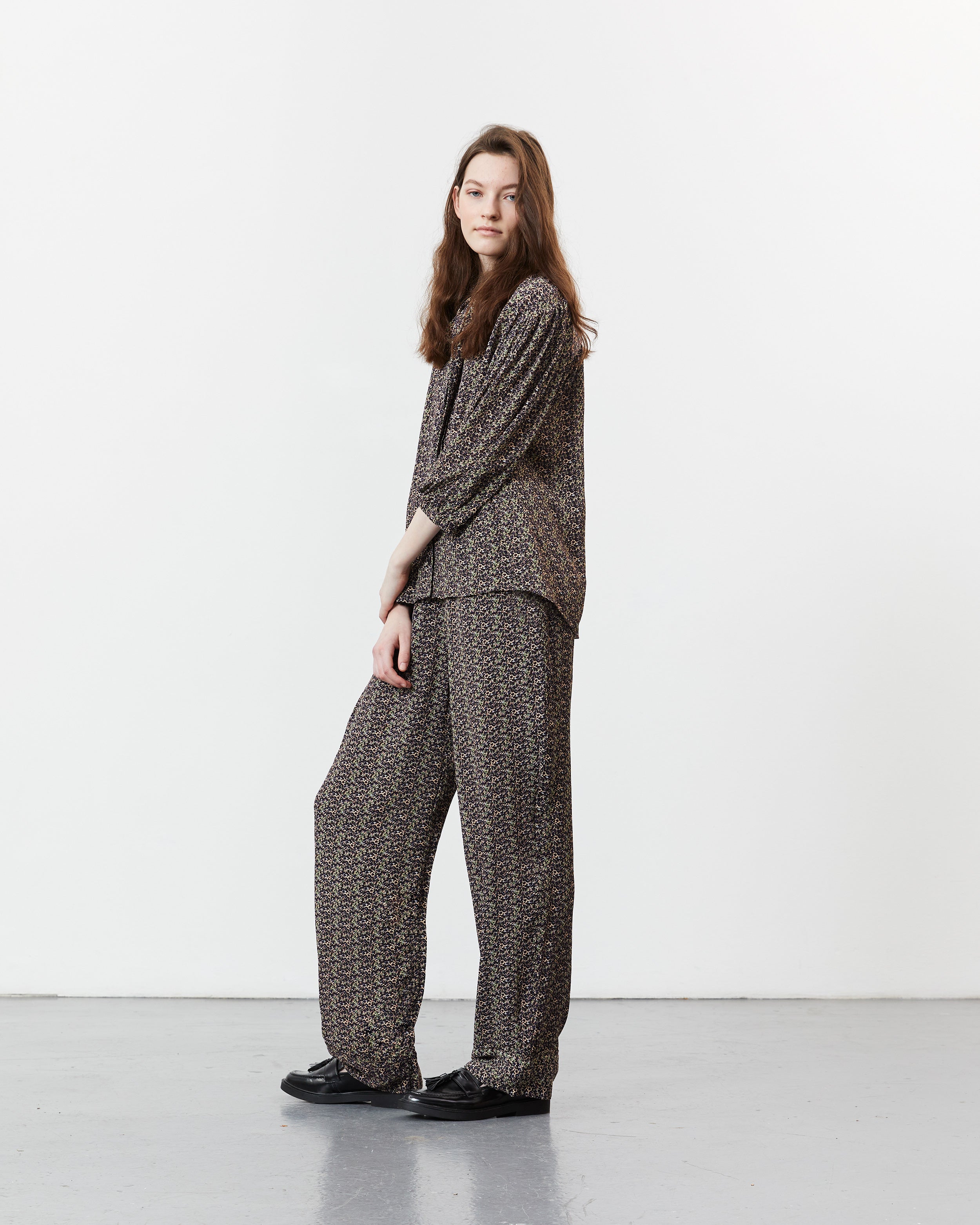 nué notes Pablo Pants - Peacoat Black 461 Peacoat