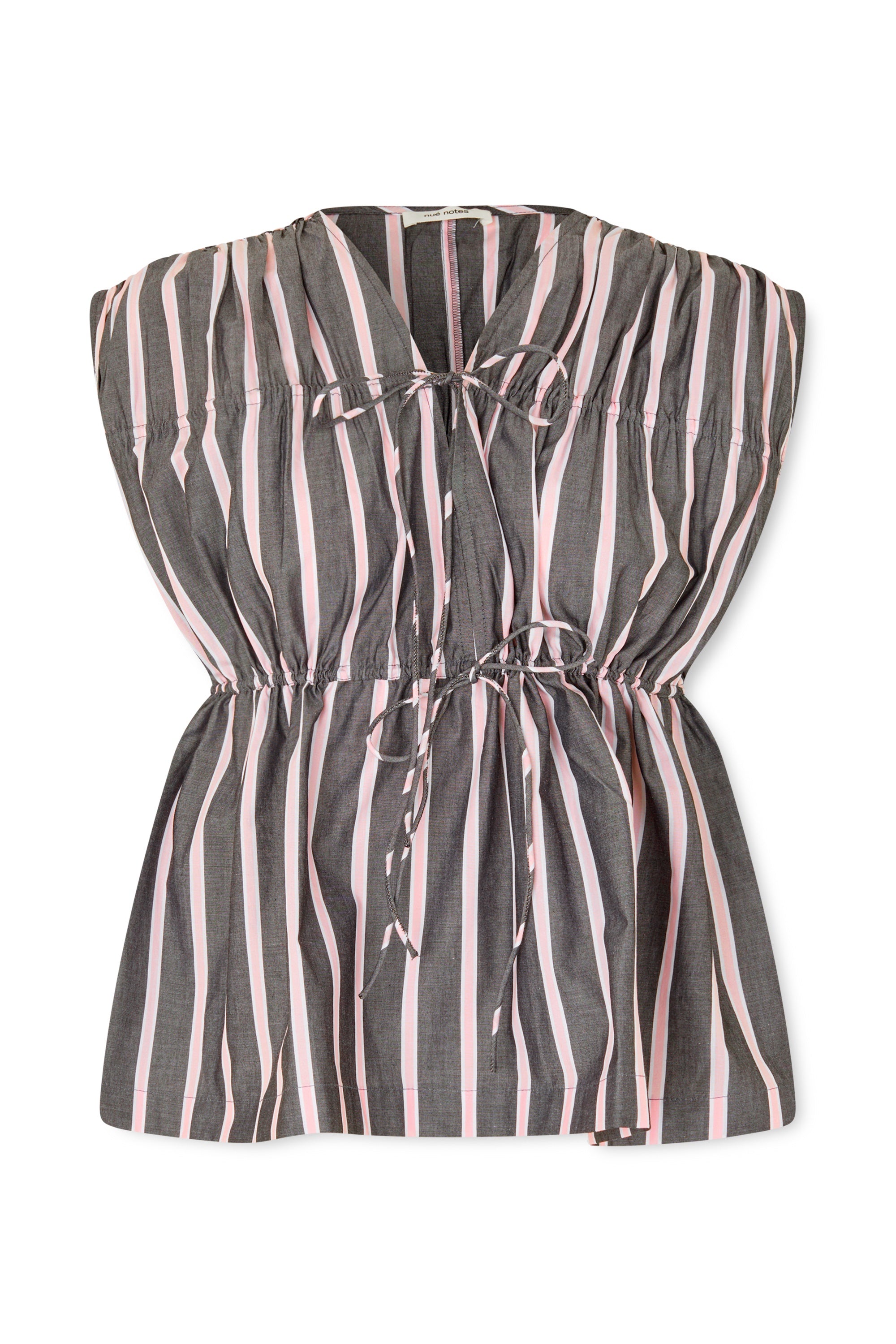 nué notes Palma Top Tops 954 Black Pink Stripe