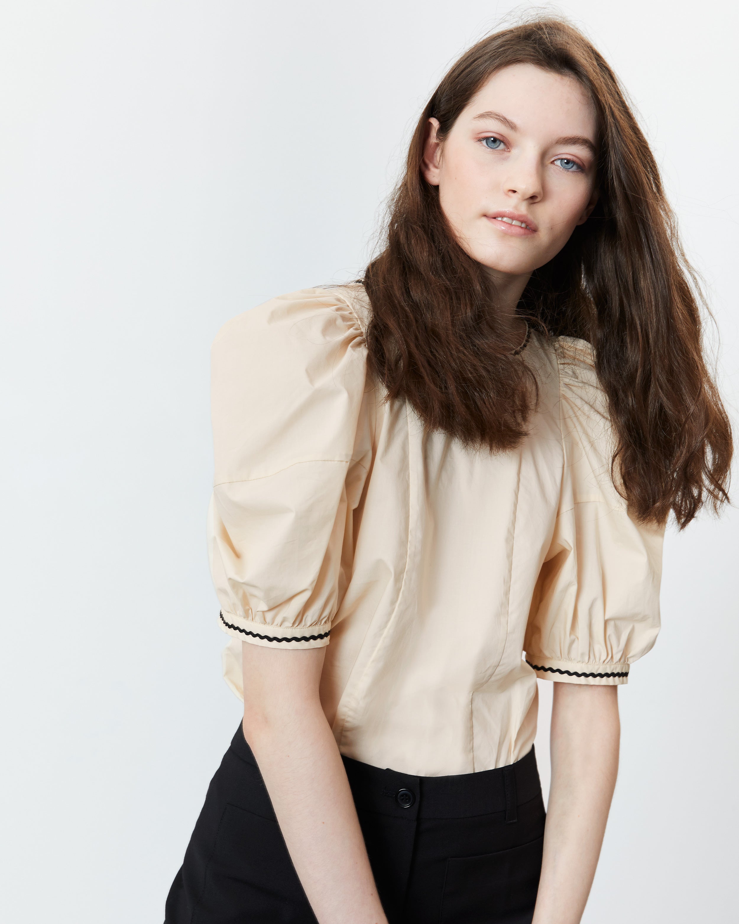 nué notes Pau Blouse - Cloud Cream Blouses 008 Cloud Cream