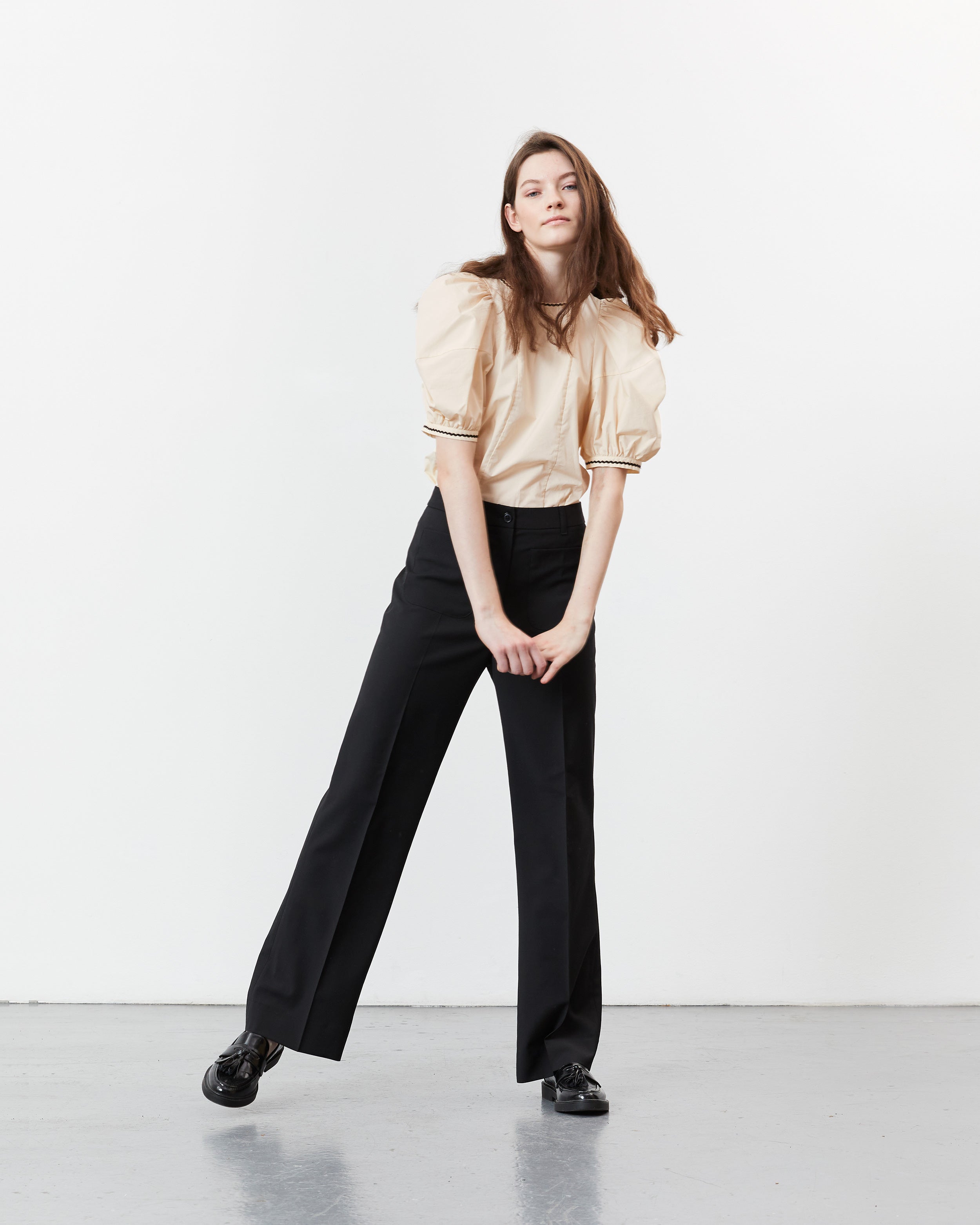 nué notes Pau Blouse - Cloud Cream Blouses 008 Cloud Cream