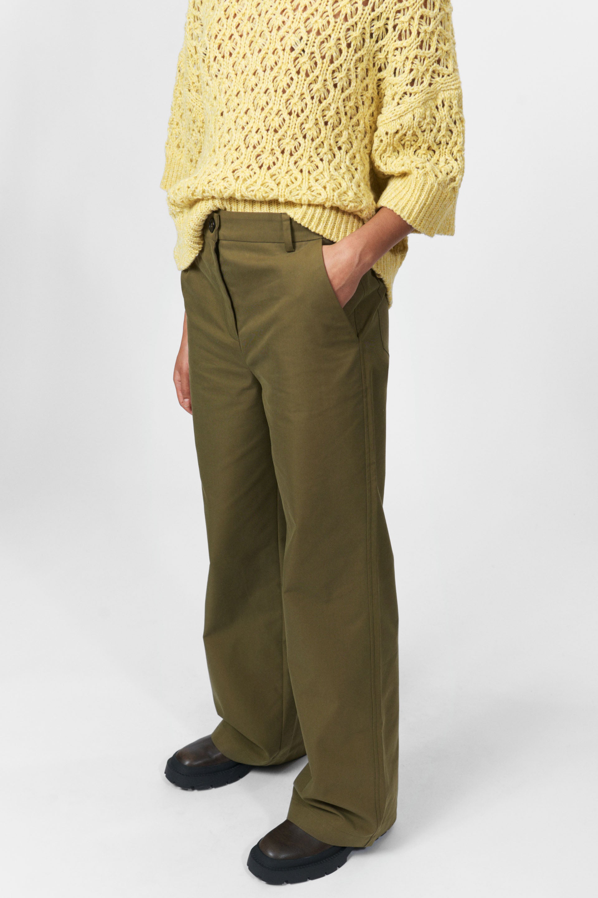 nué notes Porter Pants 641 Army