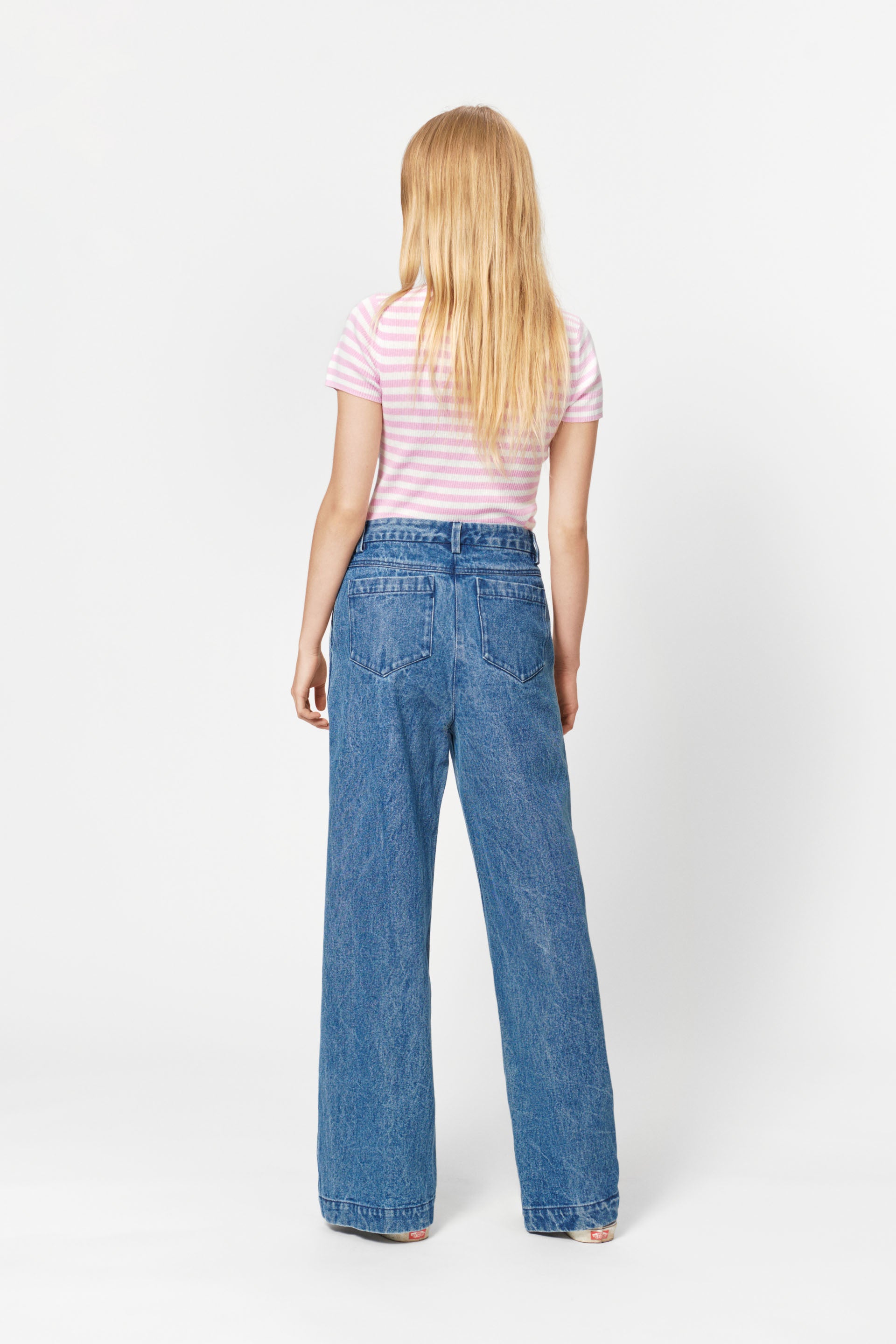 nué notes Porter Pants 406 Denim Blue