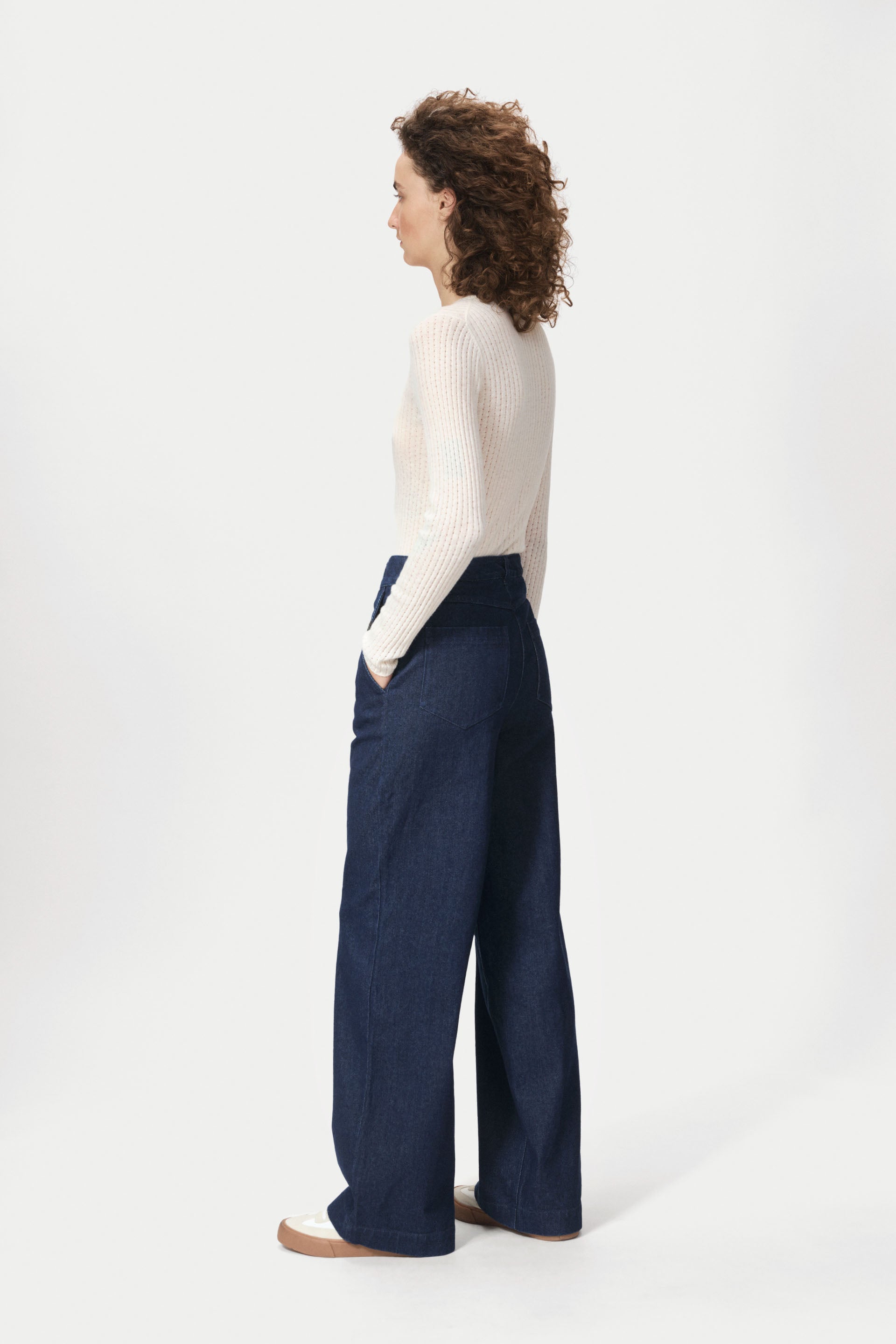 nué notes Porter Pants Pants 447 Dark Denim