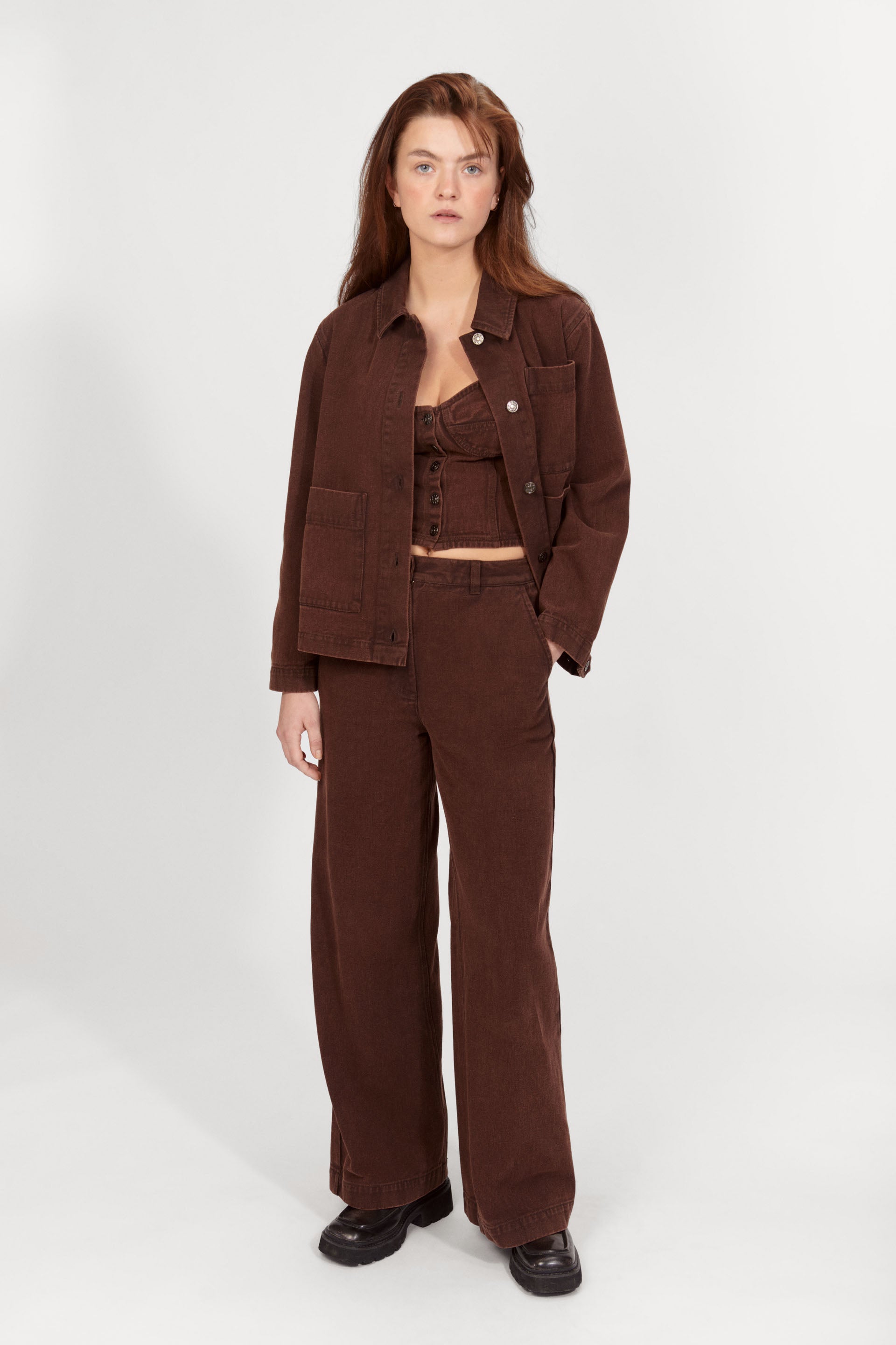 nué notes Porter Pants Pants 755 Coffee Bean