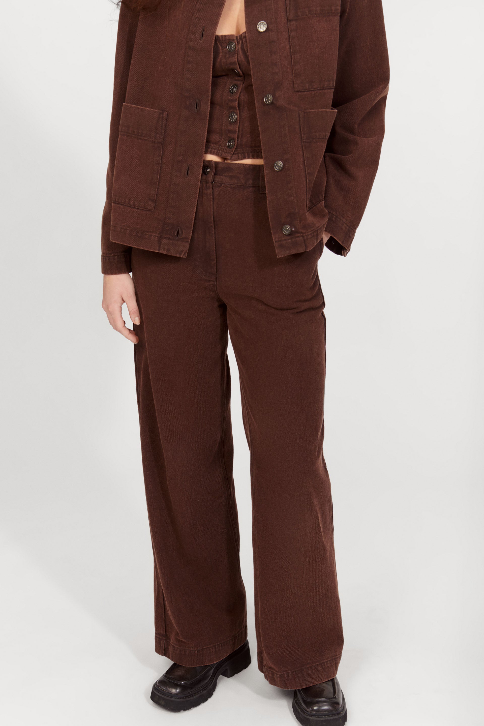 nué notes Porter Pants Pants 755 Coffee Bean