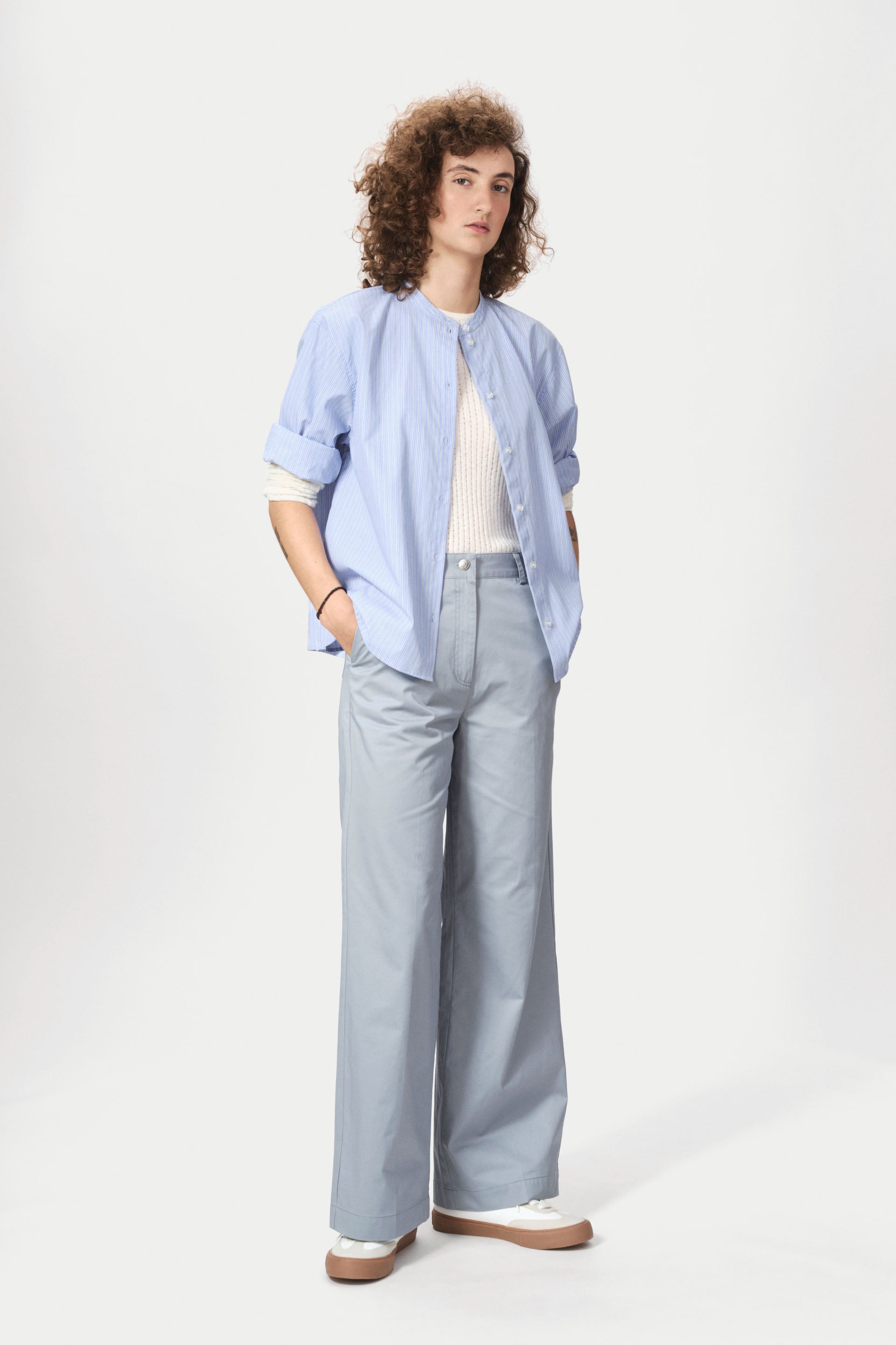 nué notes Porter Pants Pants 545 Blue Shadow