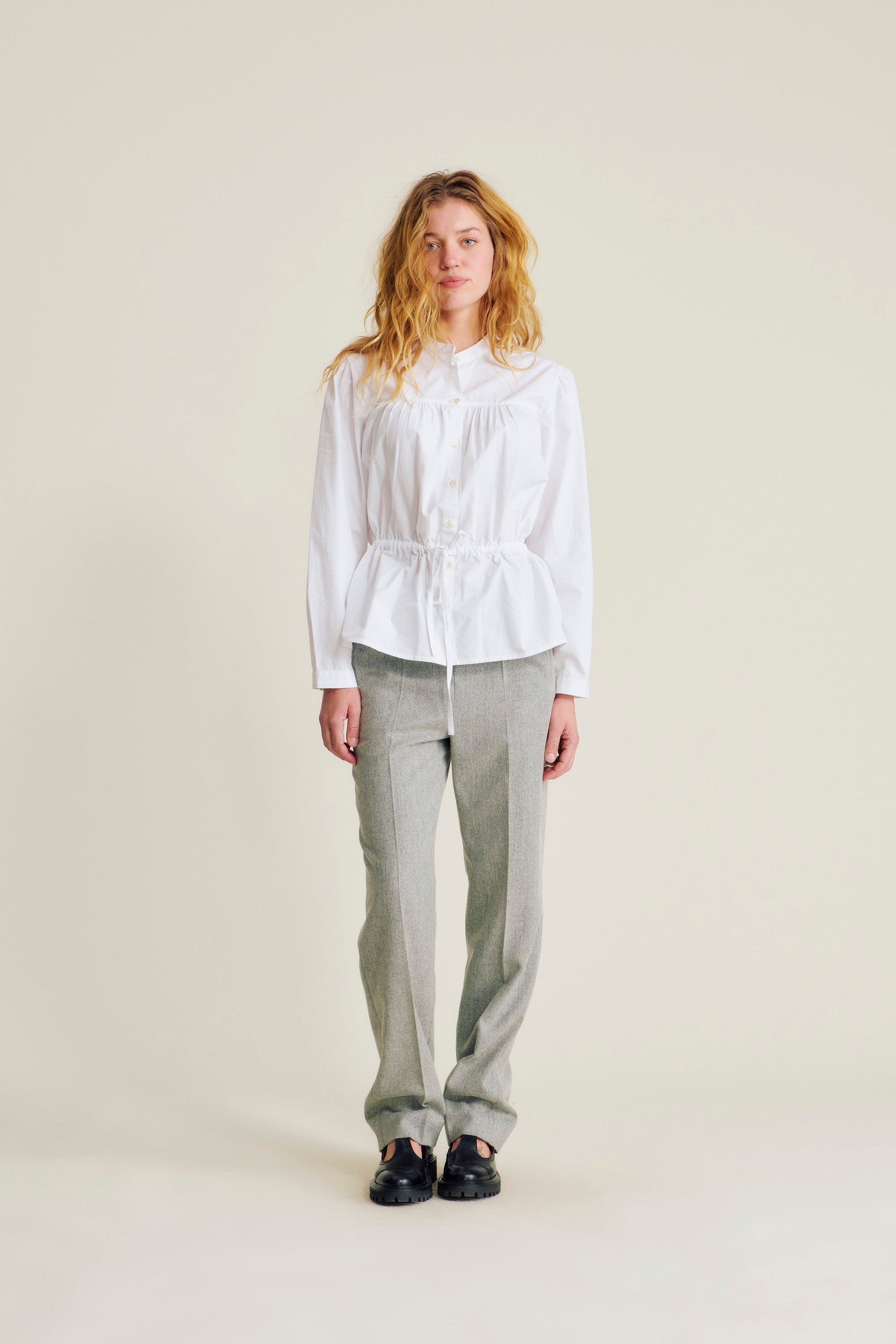 nué notes Quèbec Pants Pants 819 Grey Melange