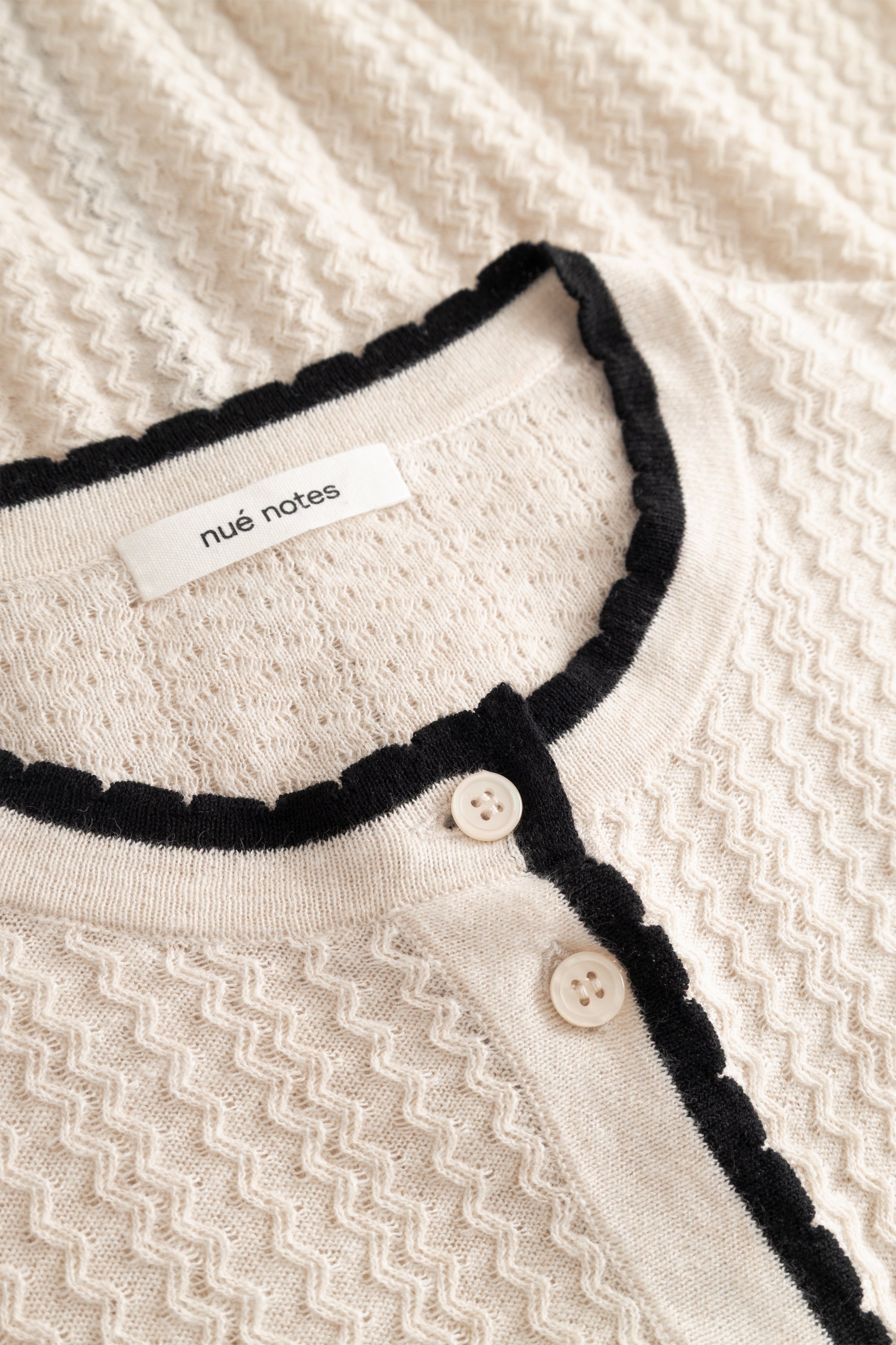 nué notes Quincy Cardigan Cardigan 016 Parchment