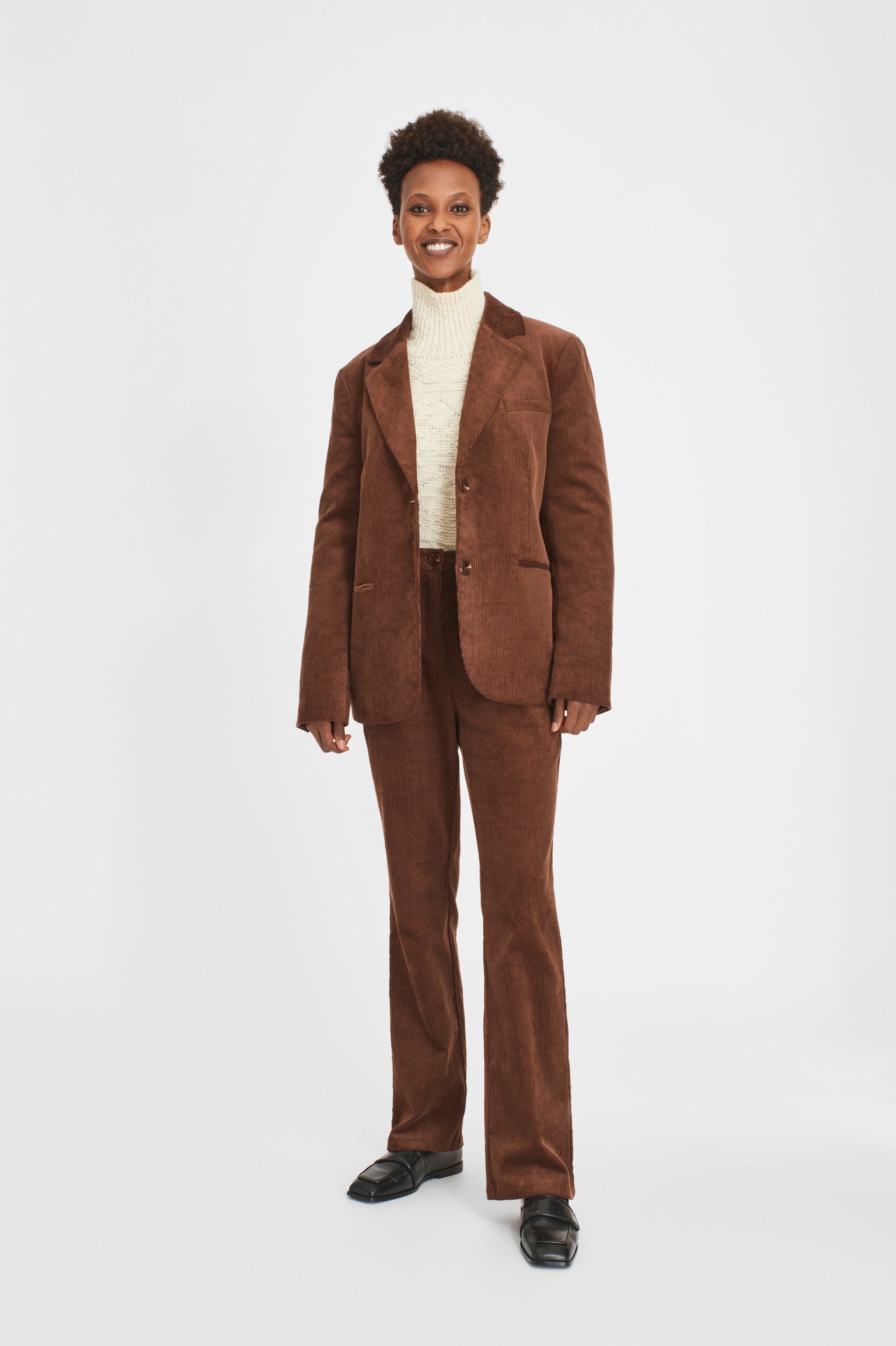 nué notes Roberts Pants PANTS 710 Dark Brown