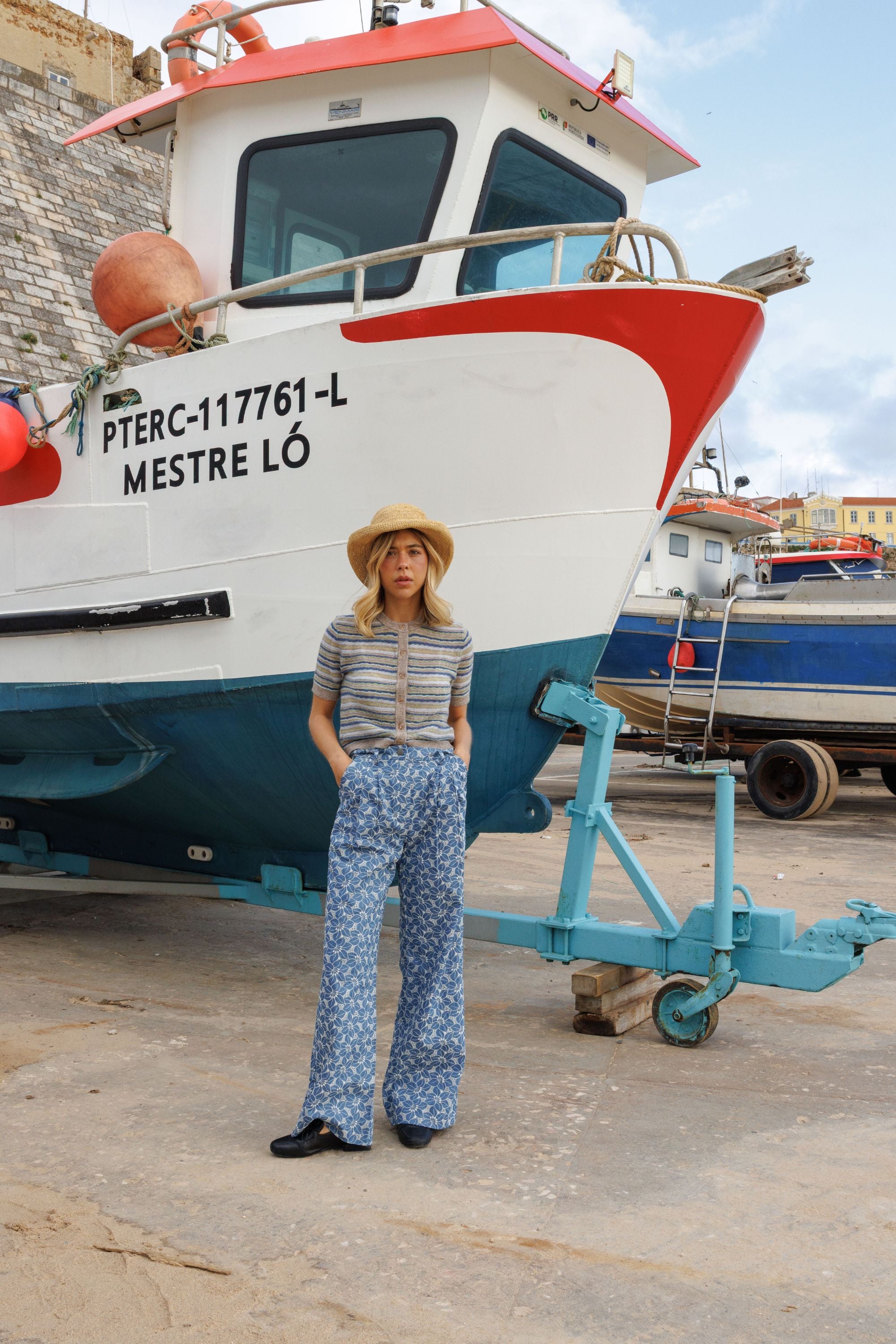 nué notes Russel Pant Pants 406 Denim Blue