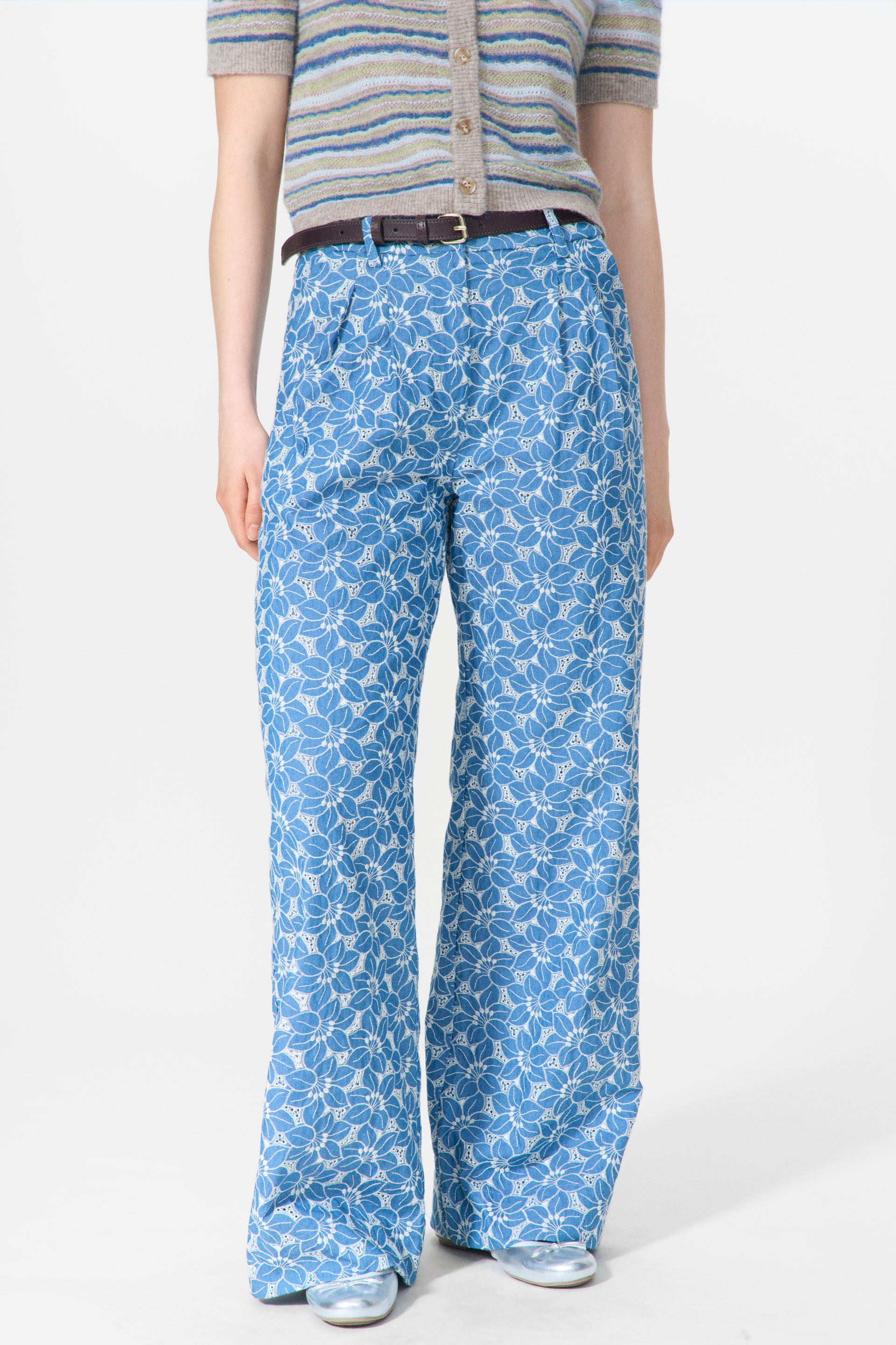 nué notes Russel Pant Pants 406 Denim Blue