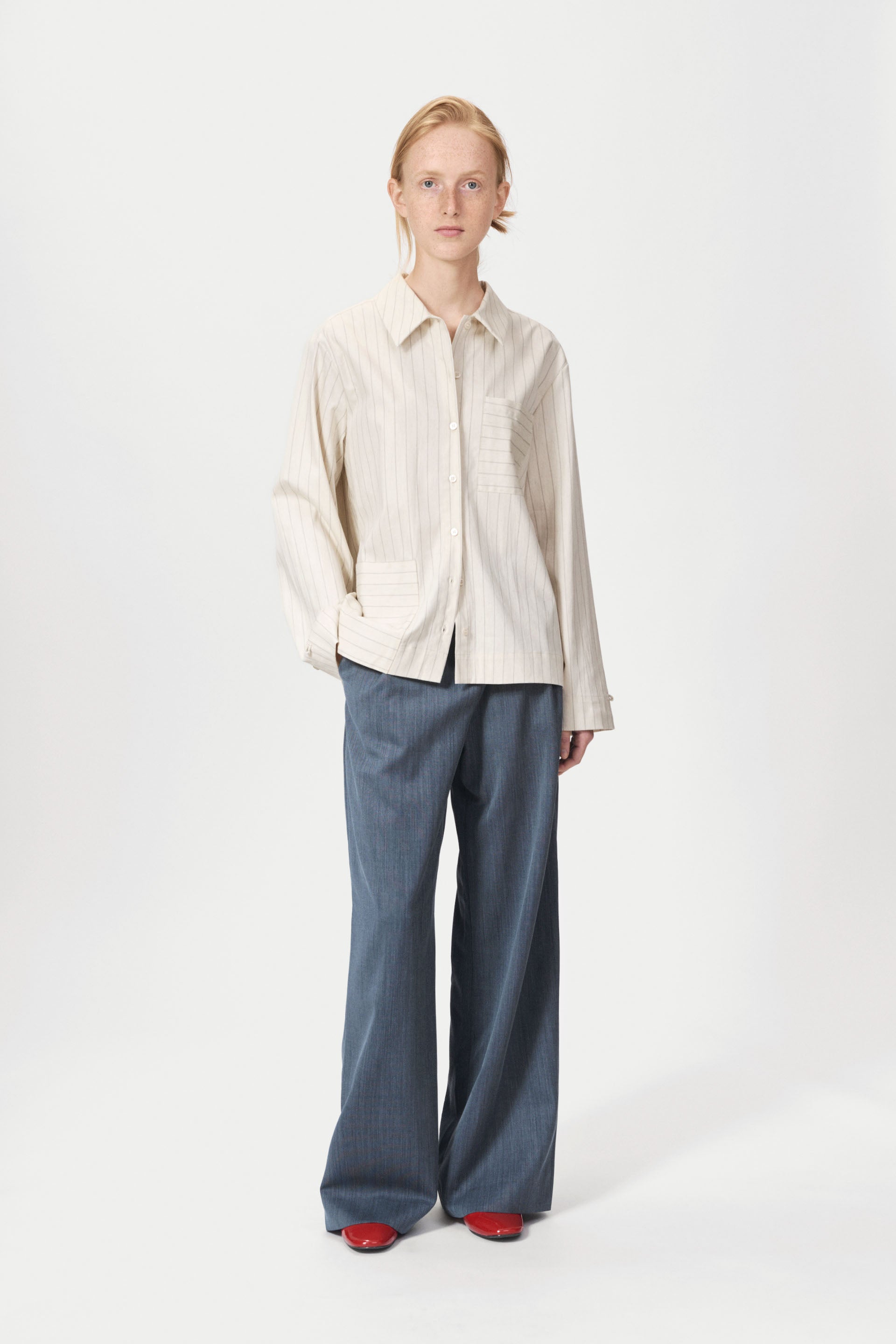 nué notes Russell Pants Pants 065 Blueish Grey