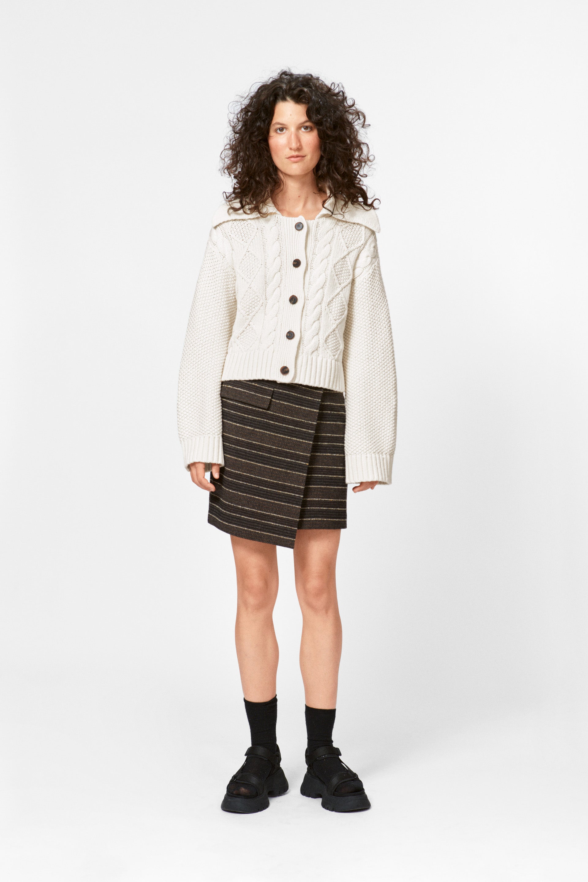 nué notes Samuel Knit Knitwear 007 Egret