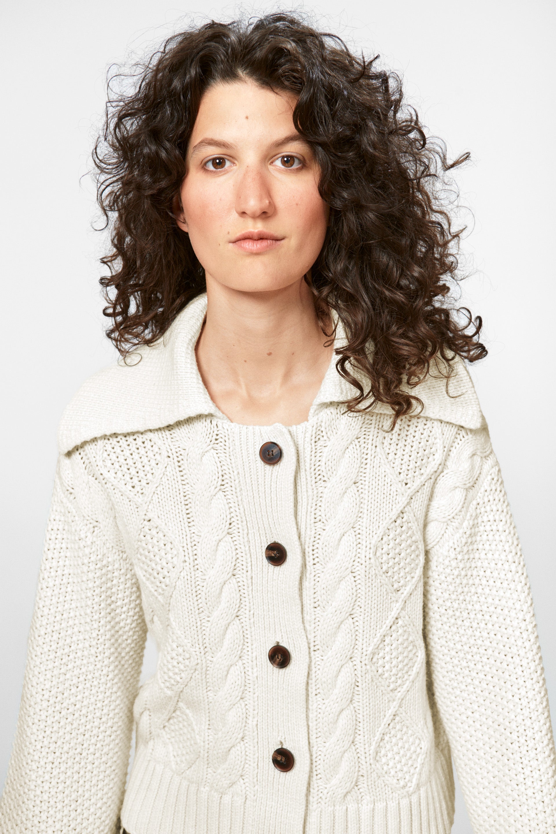 nué notes Samuel Knit Knitwear 007 Egret