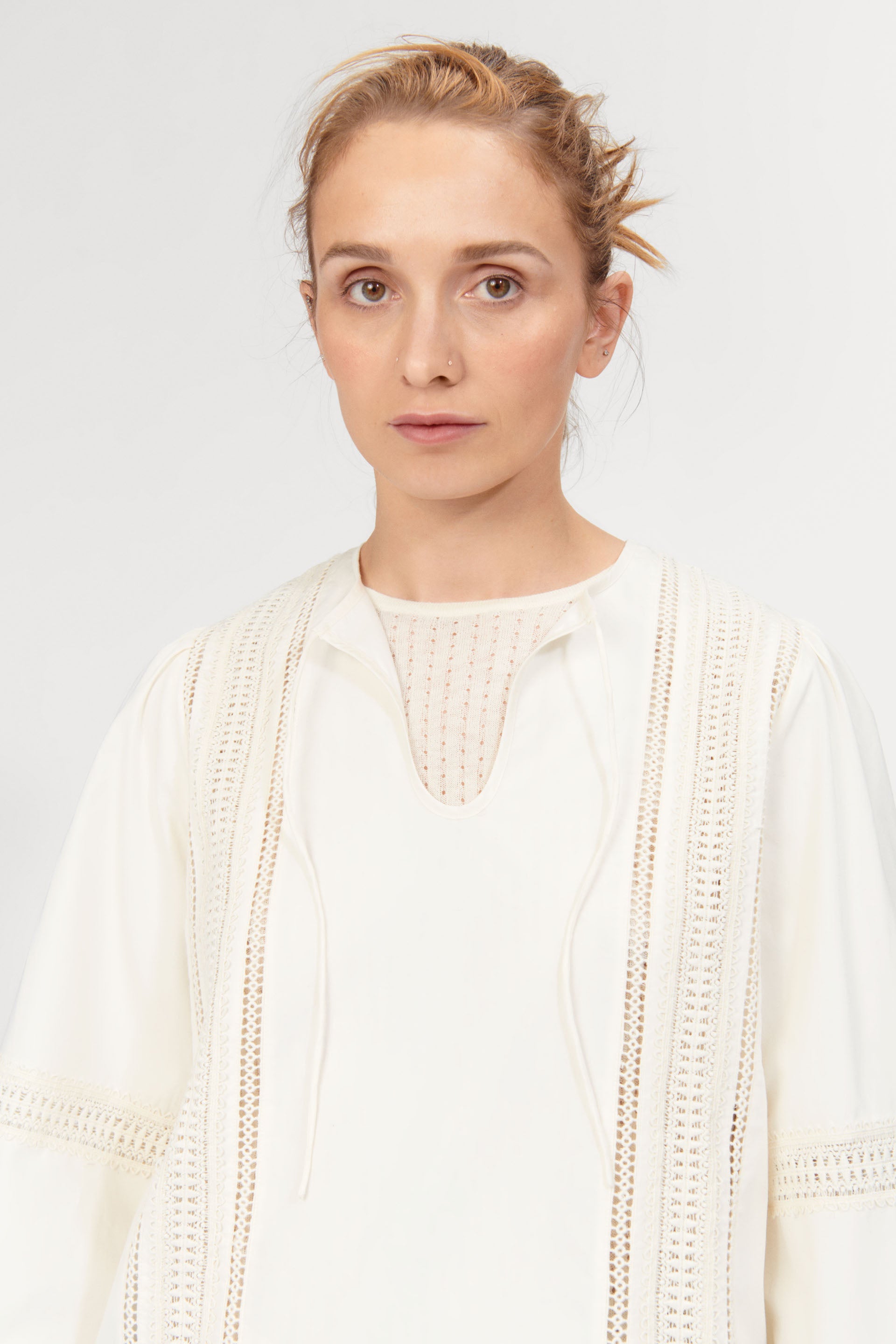 nué notes San Fransisco Blouse Blouses 007 Egret